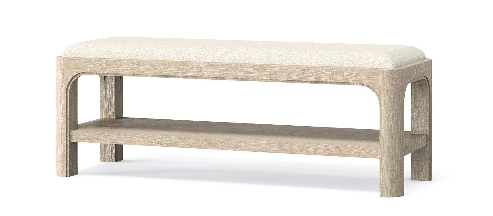 Coaster Solano 49-inch Bedroom Bed End Bench Weathered Mango