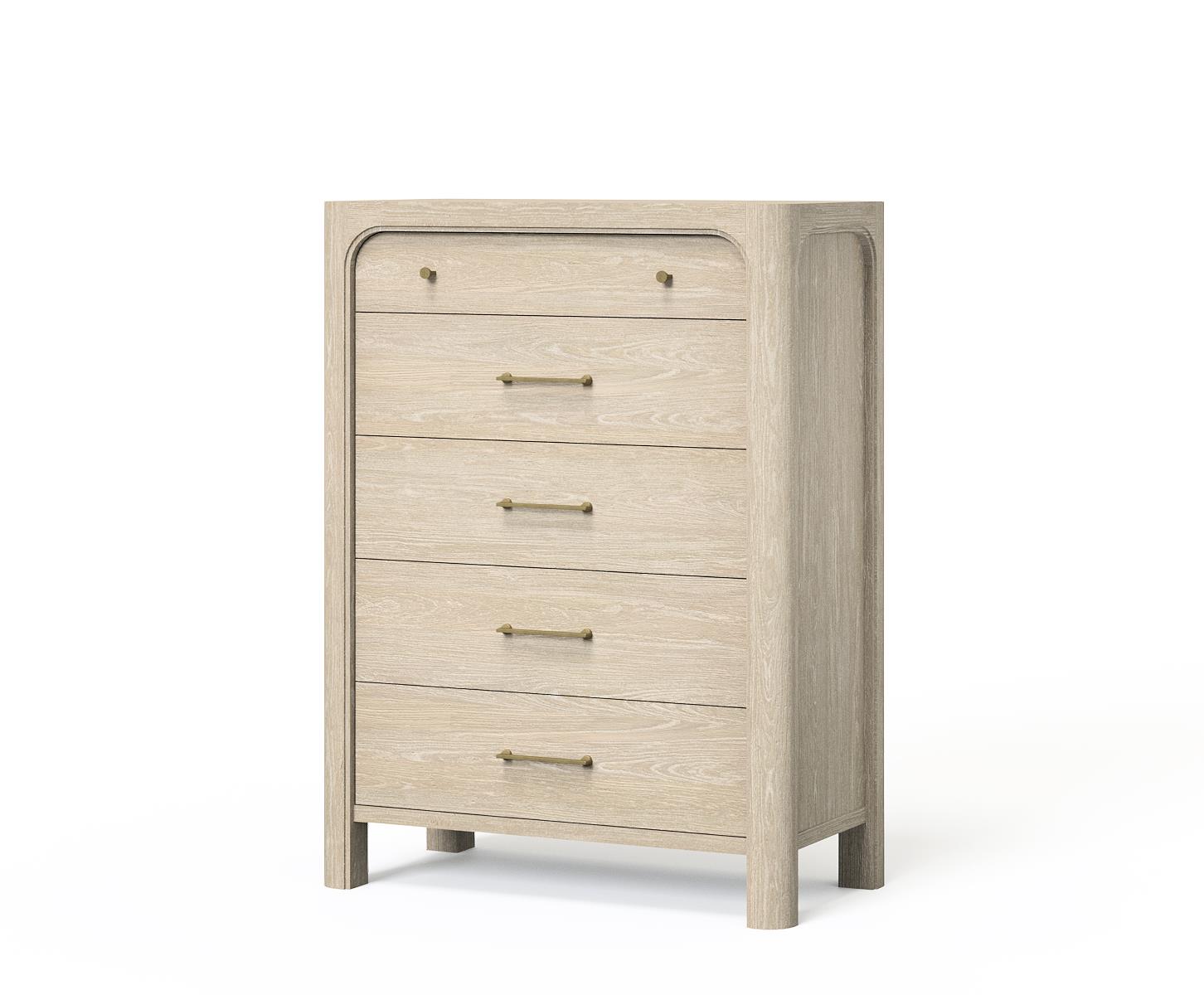 Coaster Solano 5-drawer Bedroom Chest of Drawers Weathered Mango
