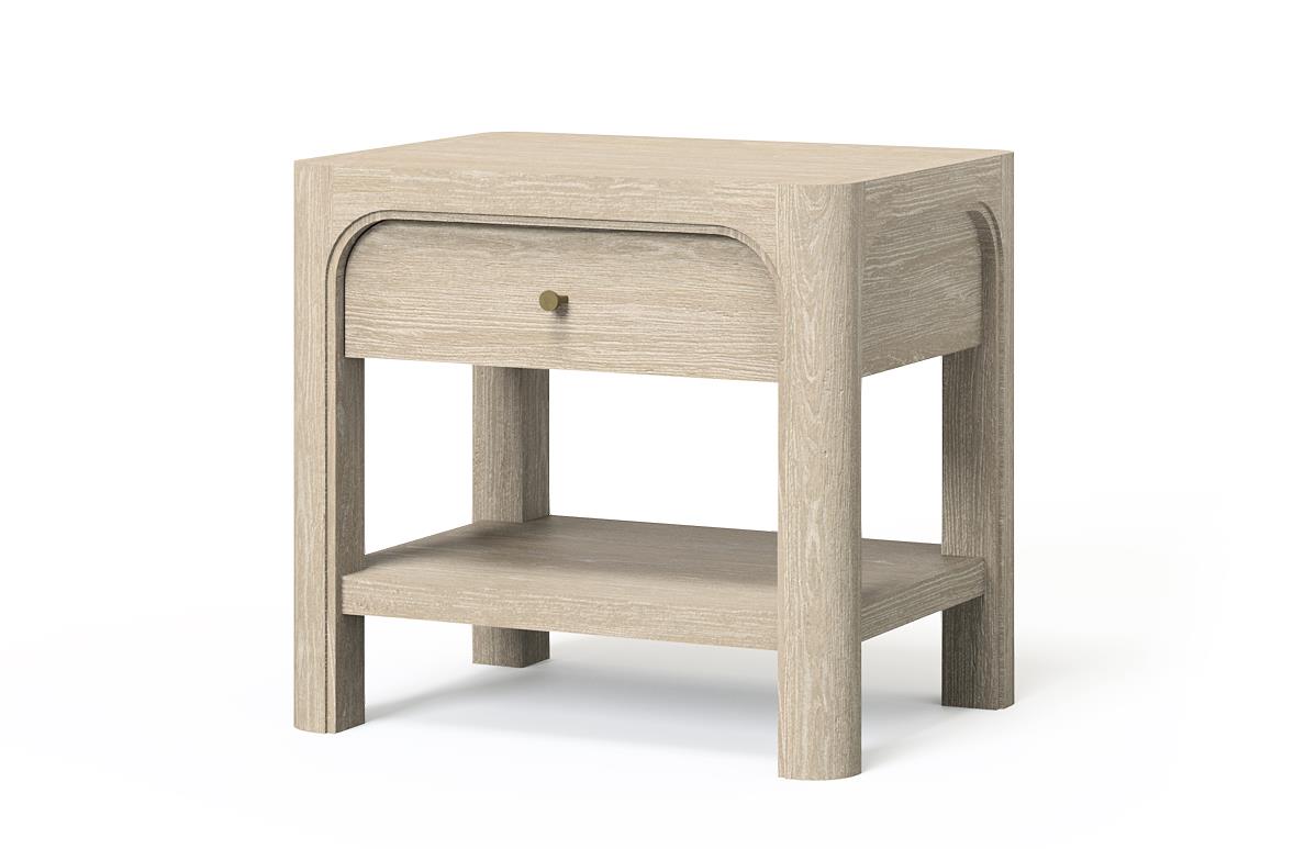 Coaster Solano 1-drawer Nightstand Bedside Table Weathered Mango