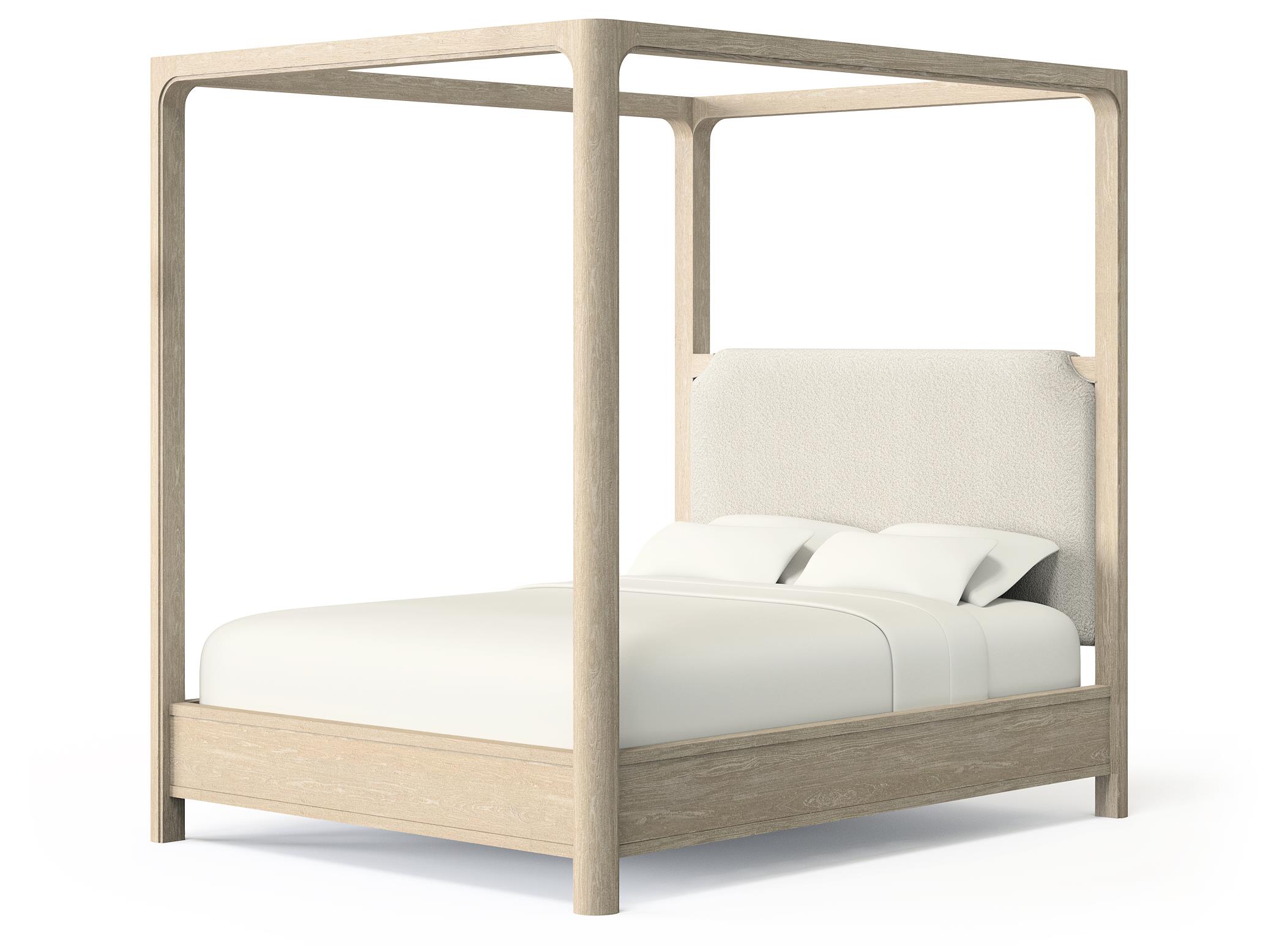 Coaster Solano 85-inch Queen Canopy Bed Weathered Mango