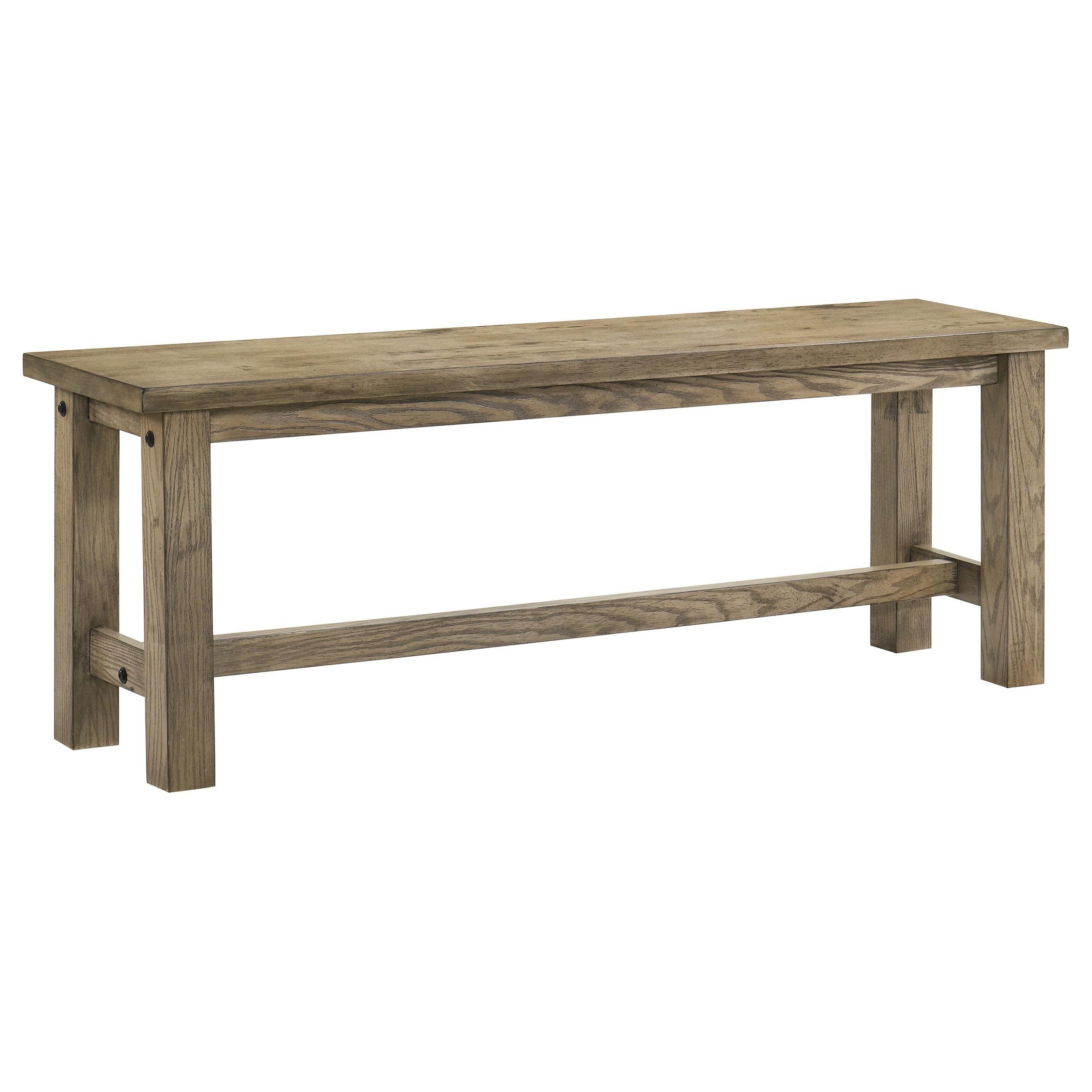 Coaster Cardova 51-inch Solid Wood Dining Bench Vineyard Oak