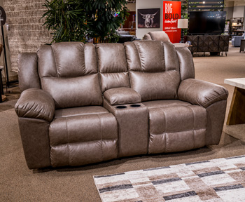 Signature Design by Ashley Lowilla DBL Rec Loveseat w/Console