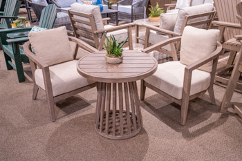 Signature Design by Ashley Joy Lagoon Chairs w/CUSH/Table Set (3/CN)