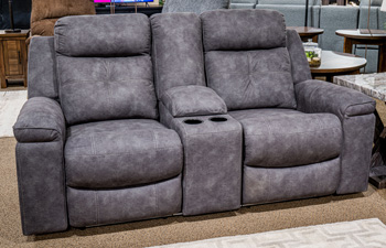 Benchcraft Brysonview DBL Rec Loveseat w/Console