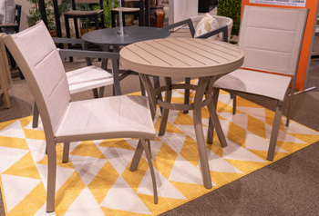 Signature Design by Ashley Mission Beach Chairs w/Table Set (3/CN)