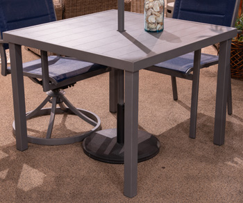 Signature Design by Ashley Rocky Creek Square Dining Table w/UMB OPT