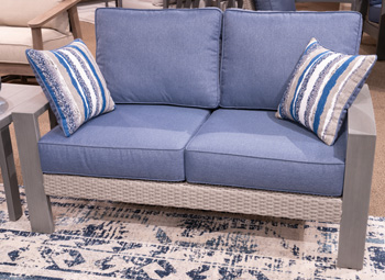 Signature Design by Ashley Half Moon Beach Loveseat w/Cushion