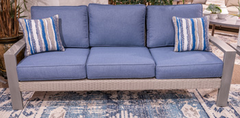 Signature Design by Ashley Half Moon Beach Sofa with Cushion