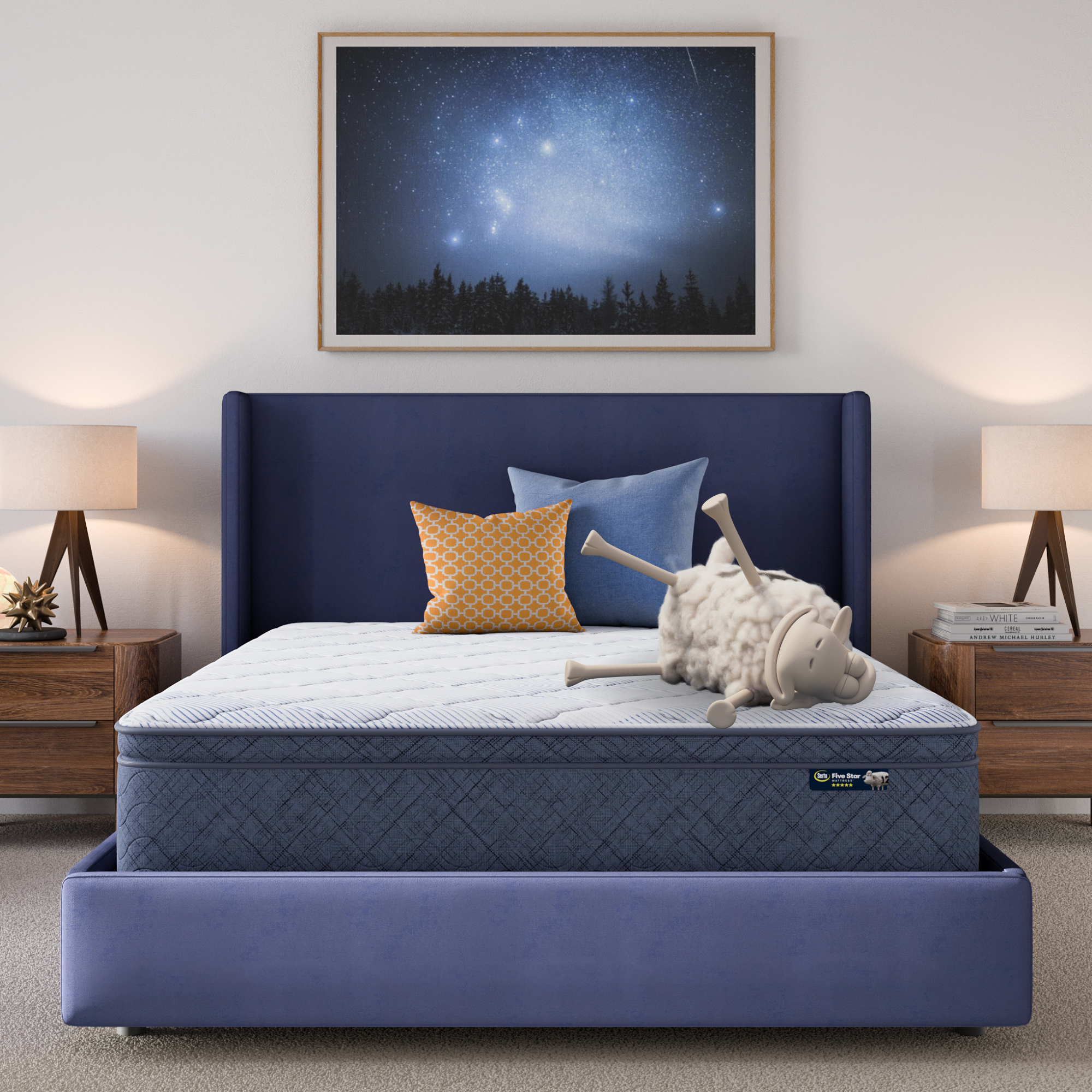Five Star Mattress Sleep to Go 12 Plush Pillow Top Mattress in a Box -Twin XL
