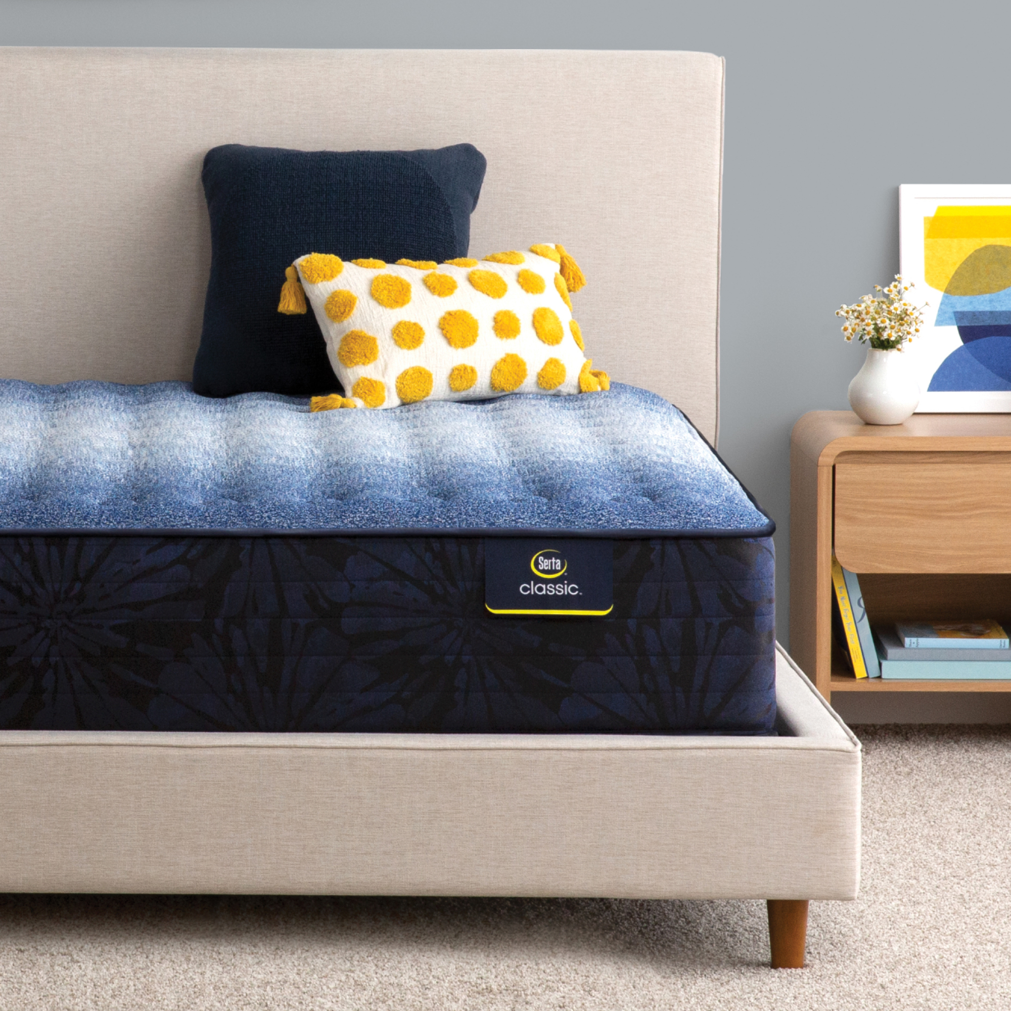 Classic Brecon 13 Firm Mattress Low Profile Set -Twin