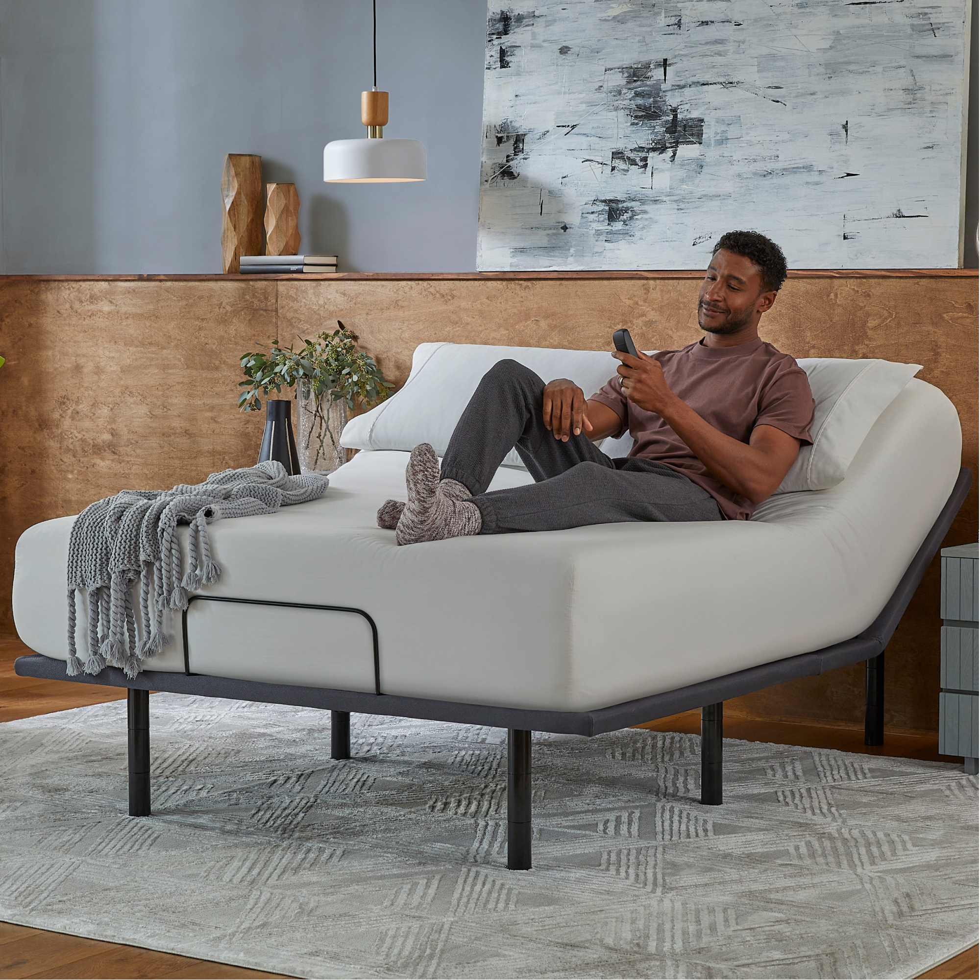 baselogic Silver Adjustable Base -King