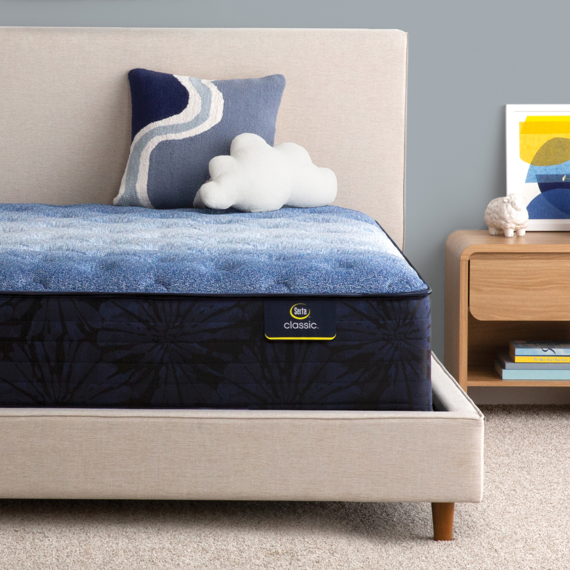 Classic Brecon 13.5 Medium Mattress Low Profile Set -Twin