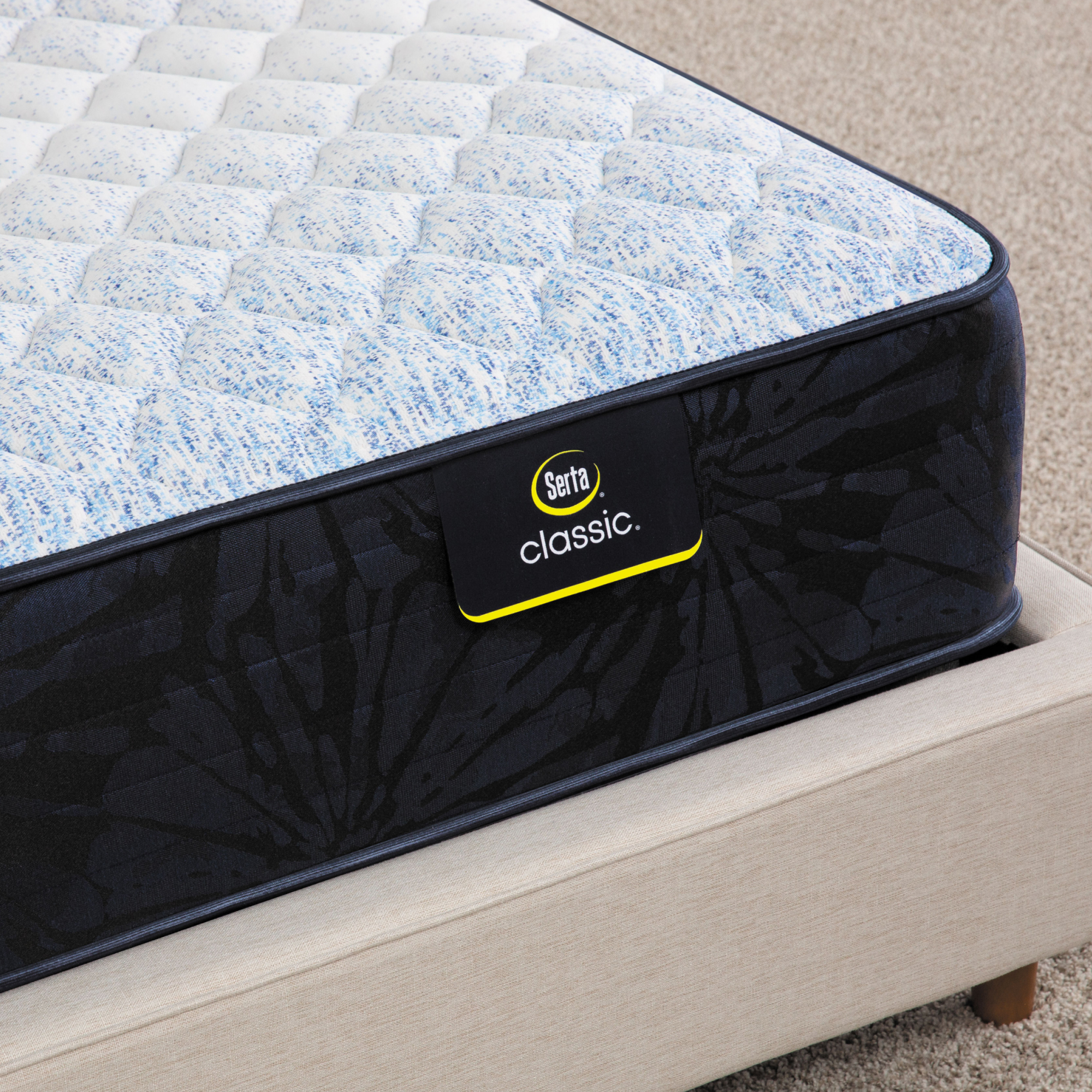 Classic Dorian 12.5 Firm Mattress Low Profile Set -King