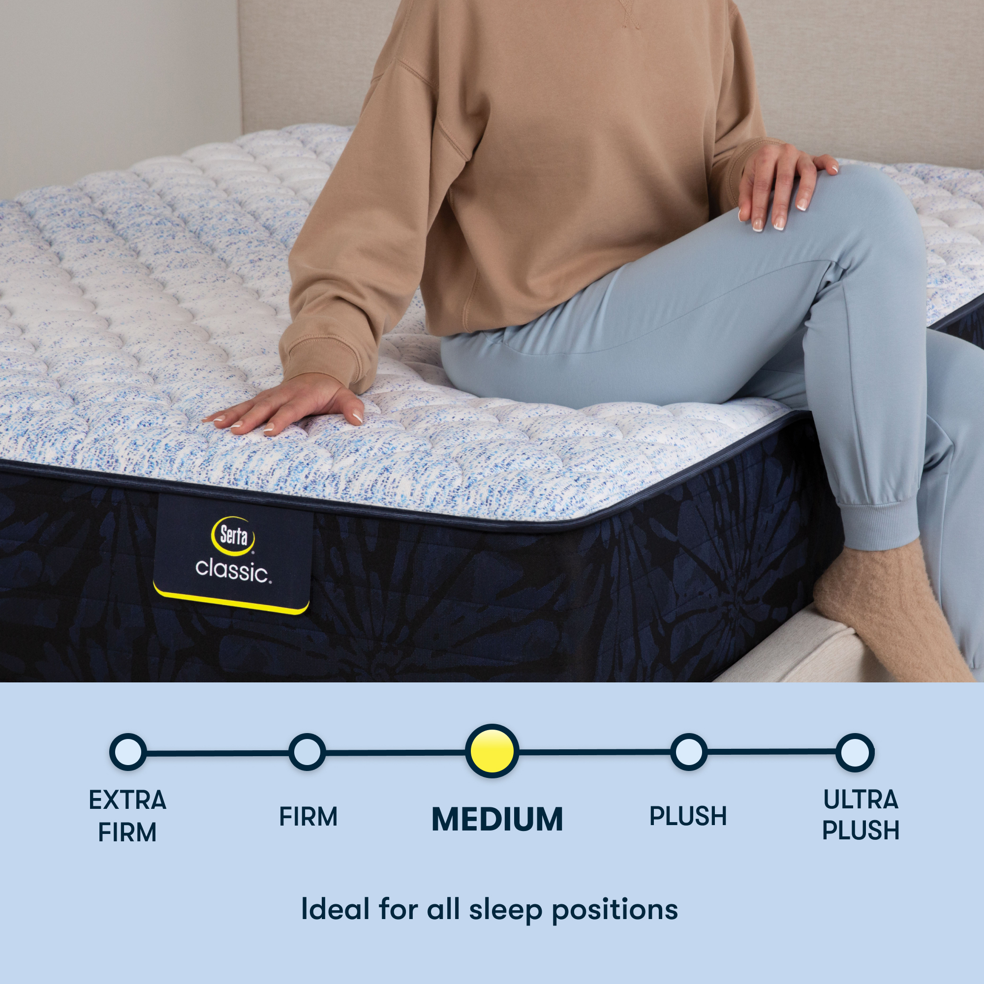 Classic Alden 11.5 Medium Mattress Set -California King
