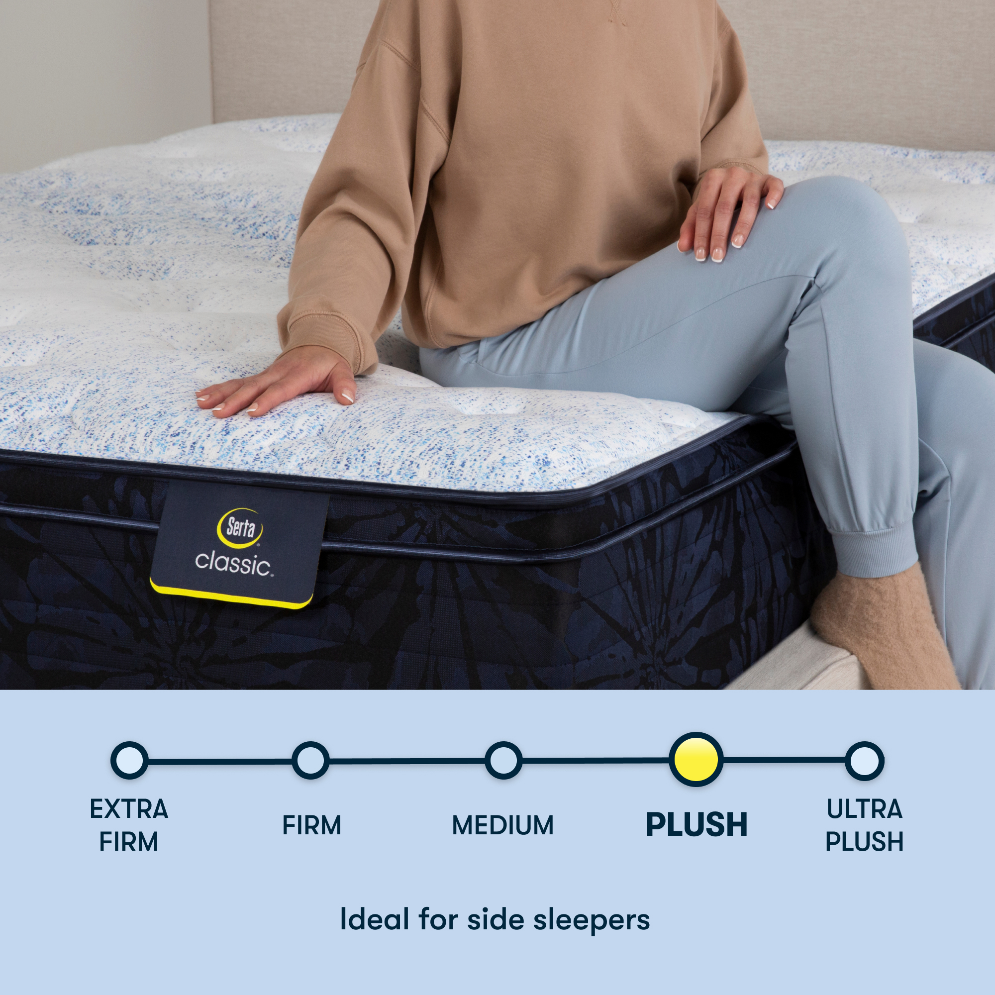 Classic Dorian 12.5 Plush Euro Top Mattress Set -King
