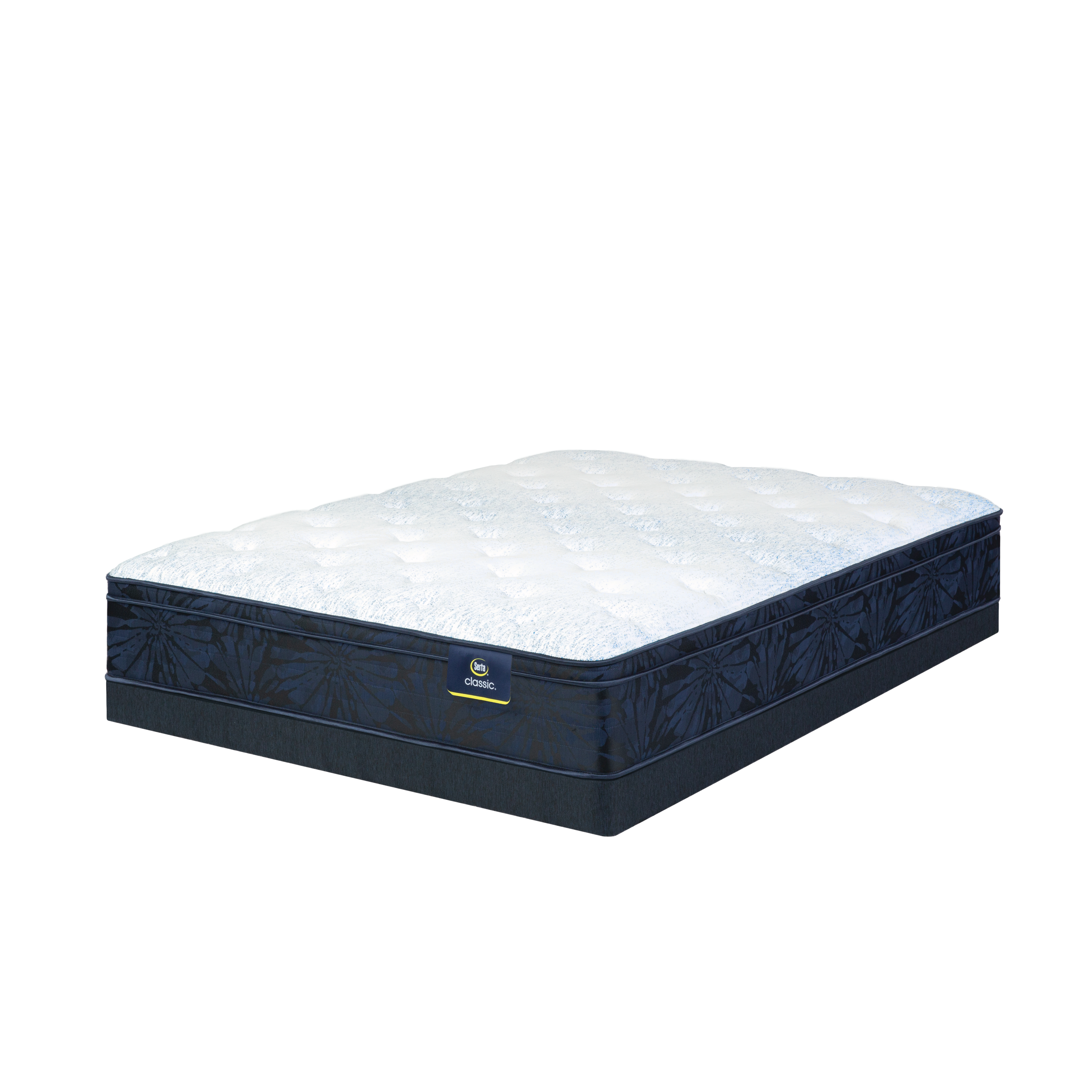 Classic Dorian 12.5 Plush Euro Top Mattress Low Profile Set -King