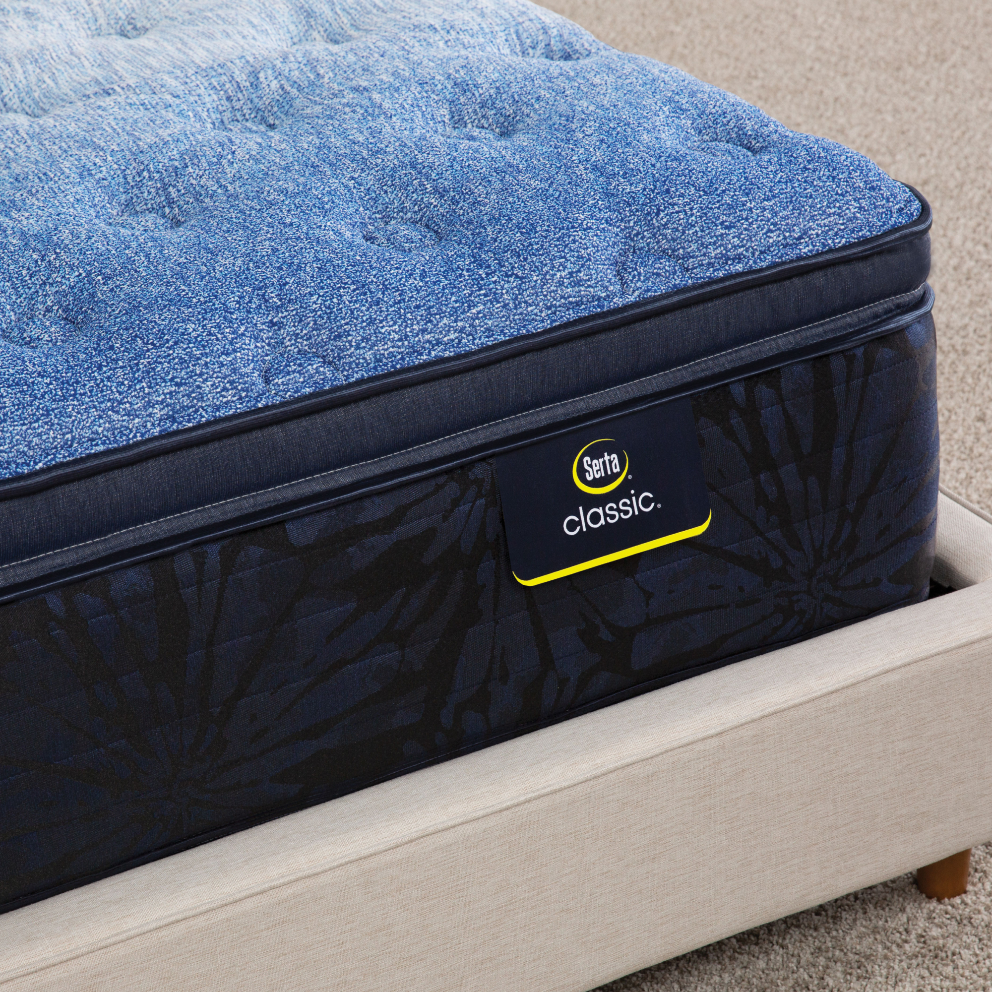 Classic Brecon 14.5 Plush Pillow Top Mattress Set -Queen