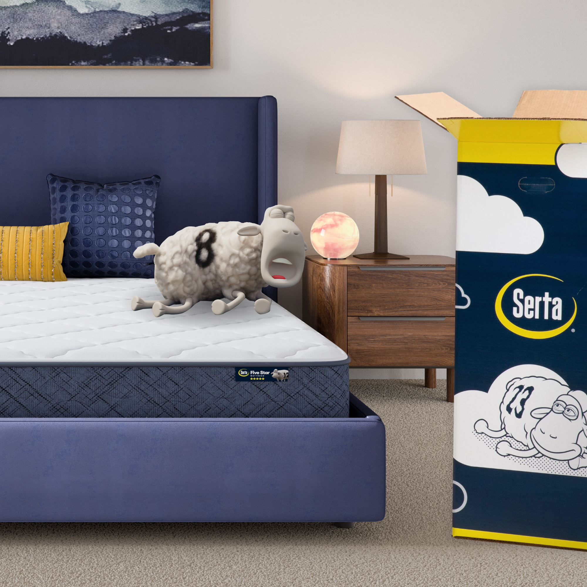 Five Star Mattress Sleep to Go 8 Medium Mattress in a Box -Queen