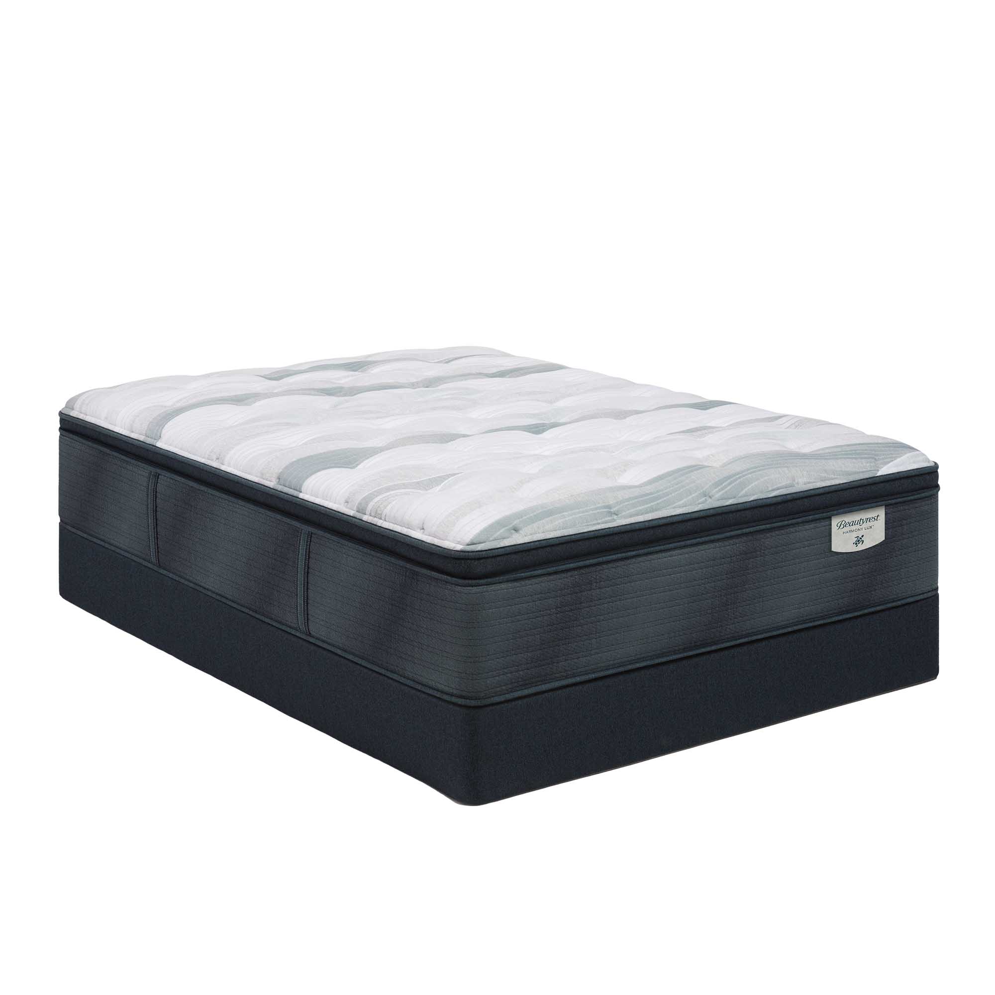 Beautyrest Harmony Lux Harmony Lux Anchor Island 15 Plush Pillow Top Mattress Set -Queen