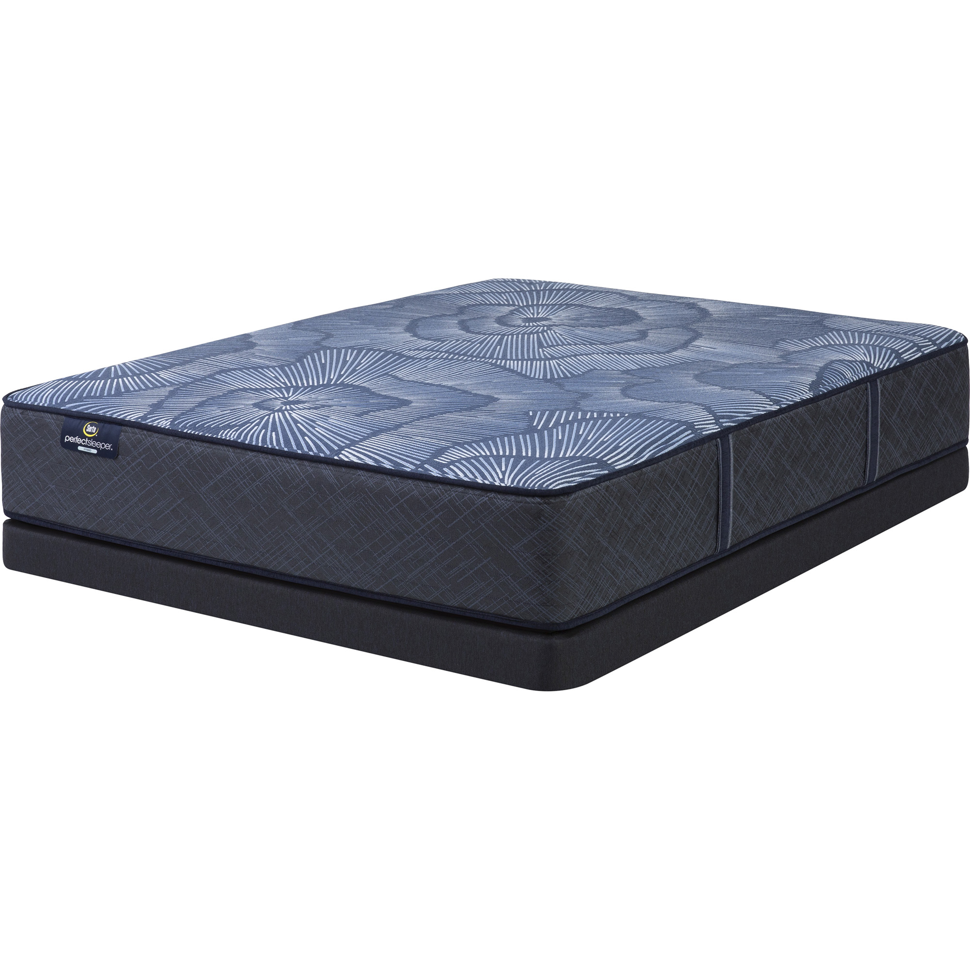 Serta Perfect Sleeper Perfect Sleeper Dazzling Night 12 Hybrid Medium Mattress Low Profile Set -Twin XL