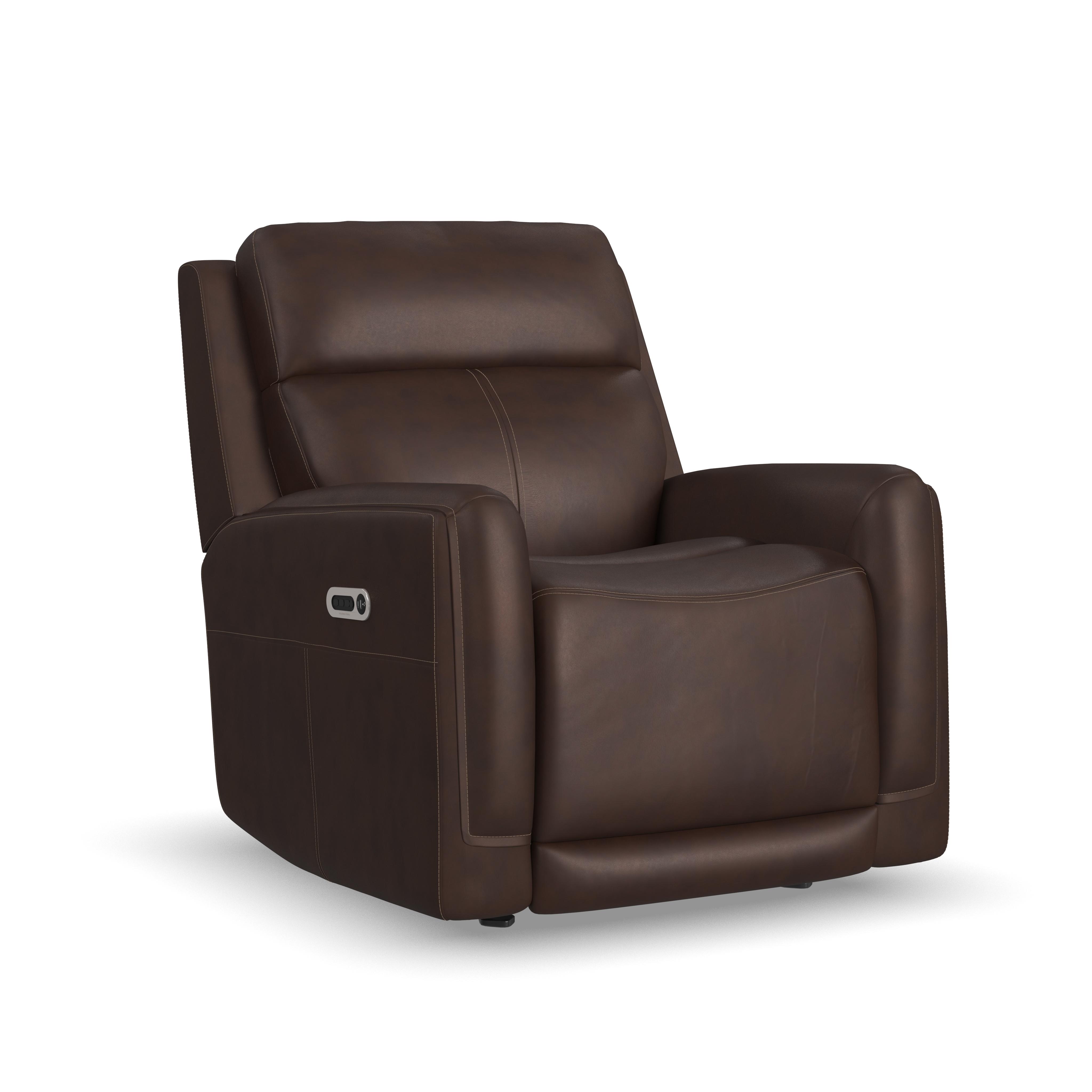 Flexsteel Alister Power Gliding Recliner with Power Headrest and Lumbar