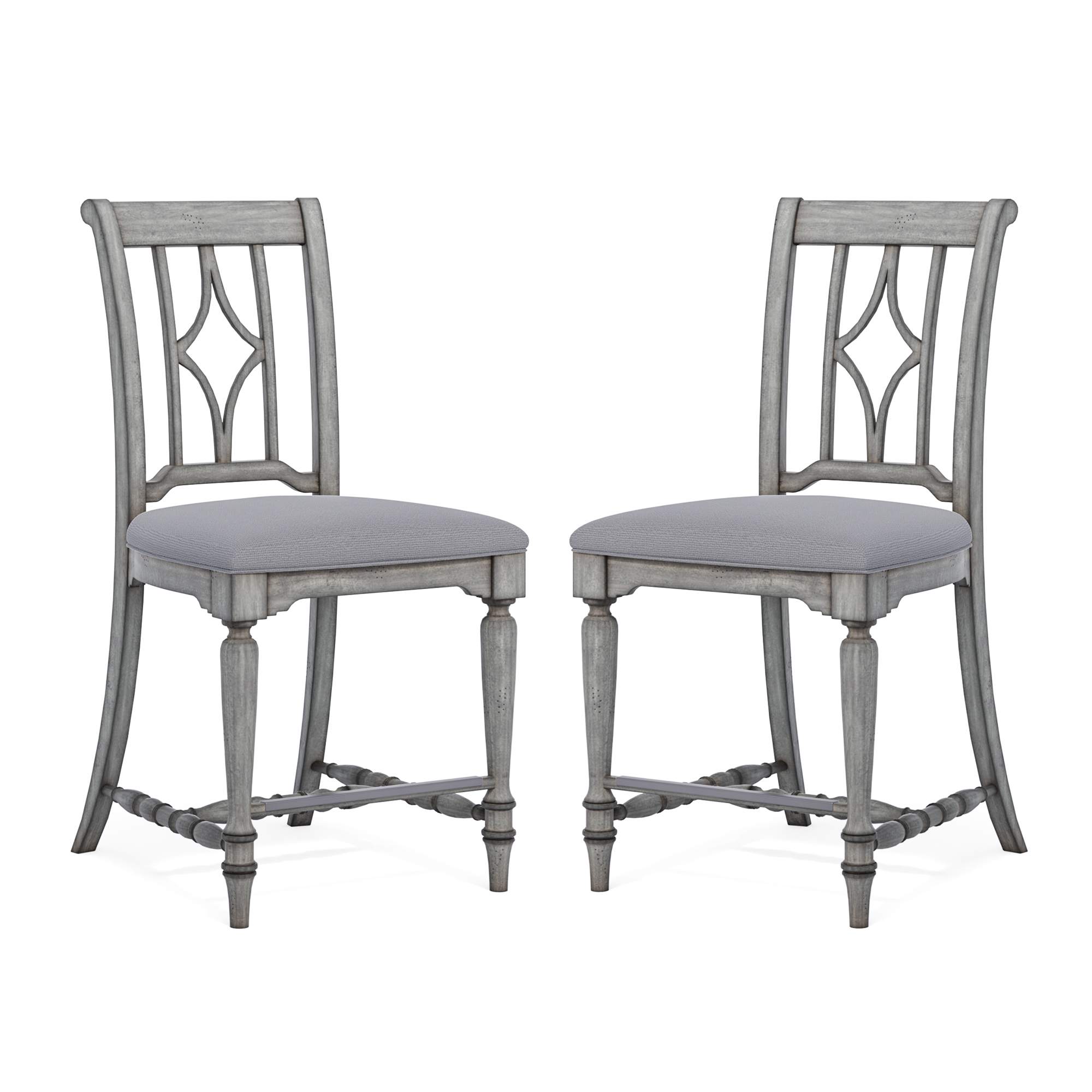 Flexsteel Plymouth Pair of Armless Dining Chairs