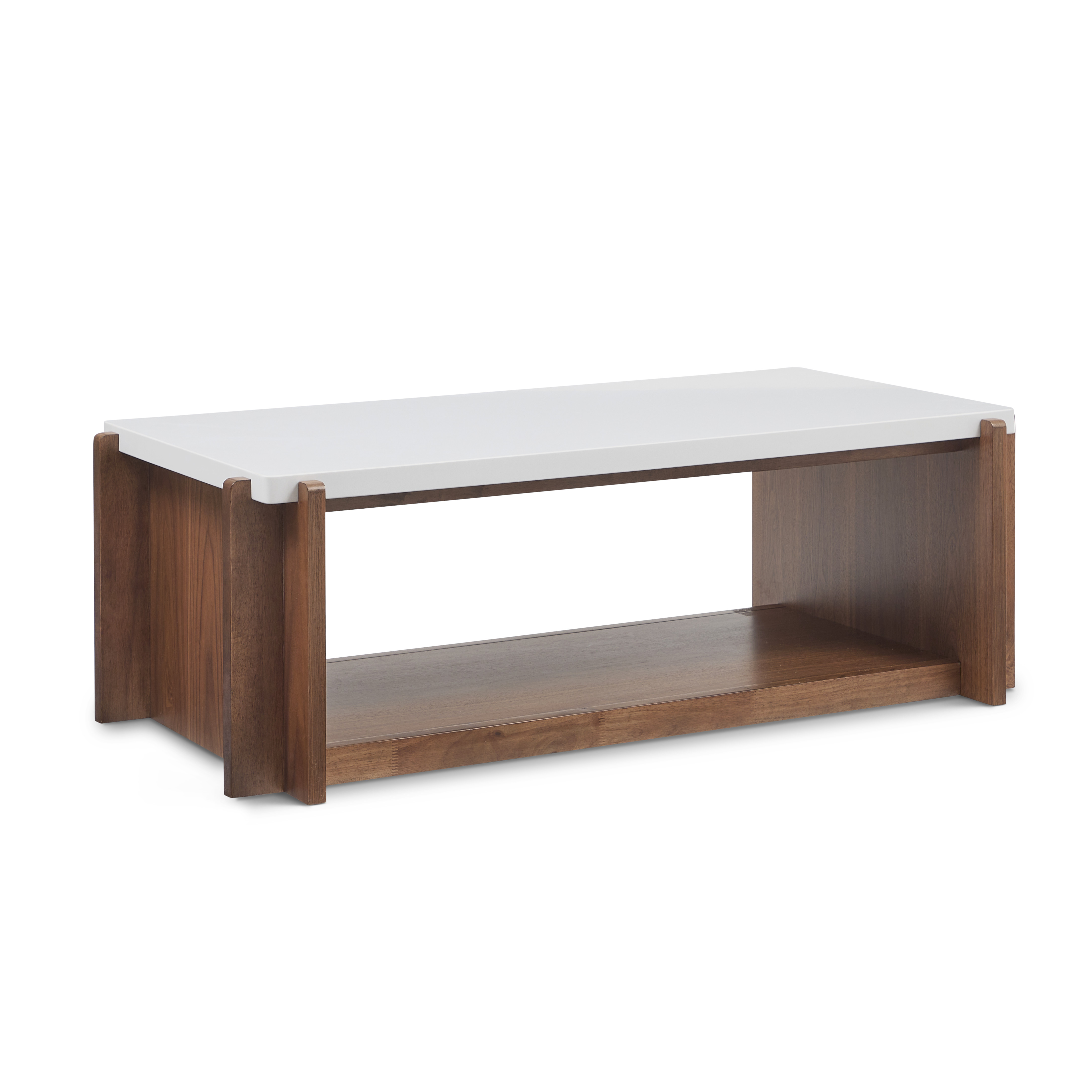 Flexsteel Lincoln Rectangular Coffee Table with Casters