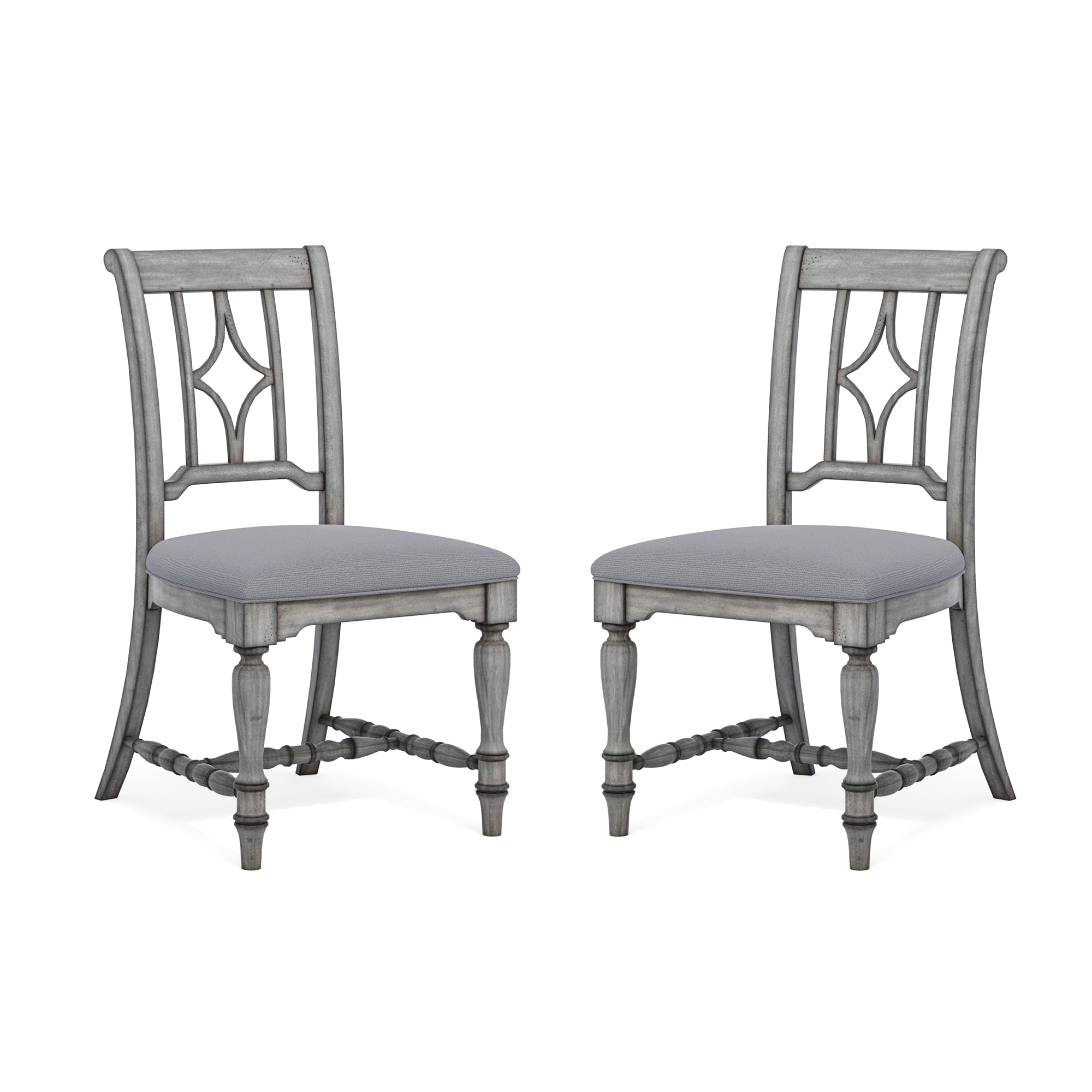 Flexsteel Plymouth Pair of Armless Dining Chairs