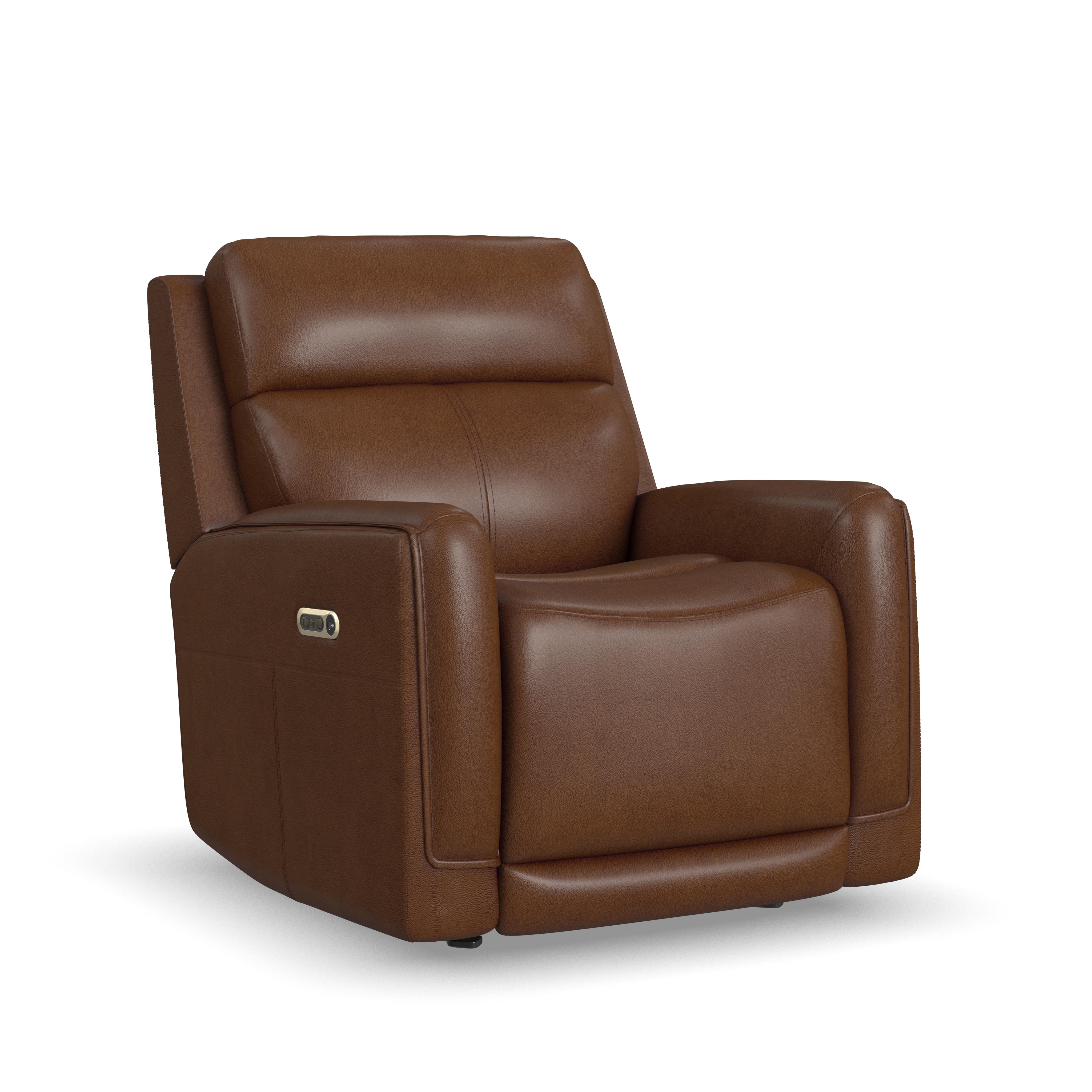 Flexsteel Alister Power Gliding Recliner with Power Headrest and Lumbar