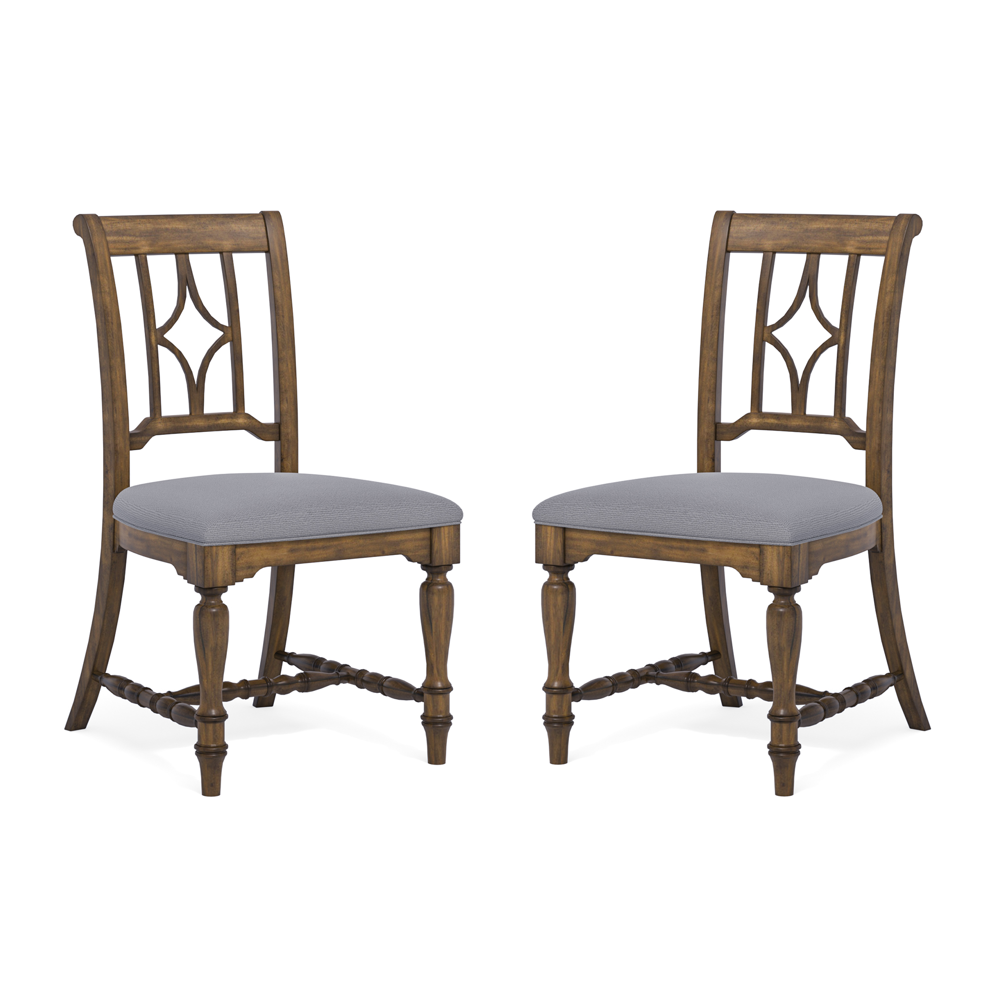 Flexsteel Plymouth Pair of Upholstered Dining Chairs
