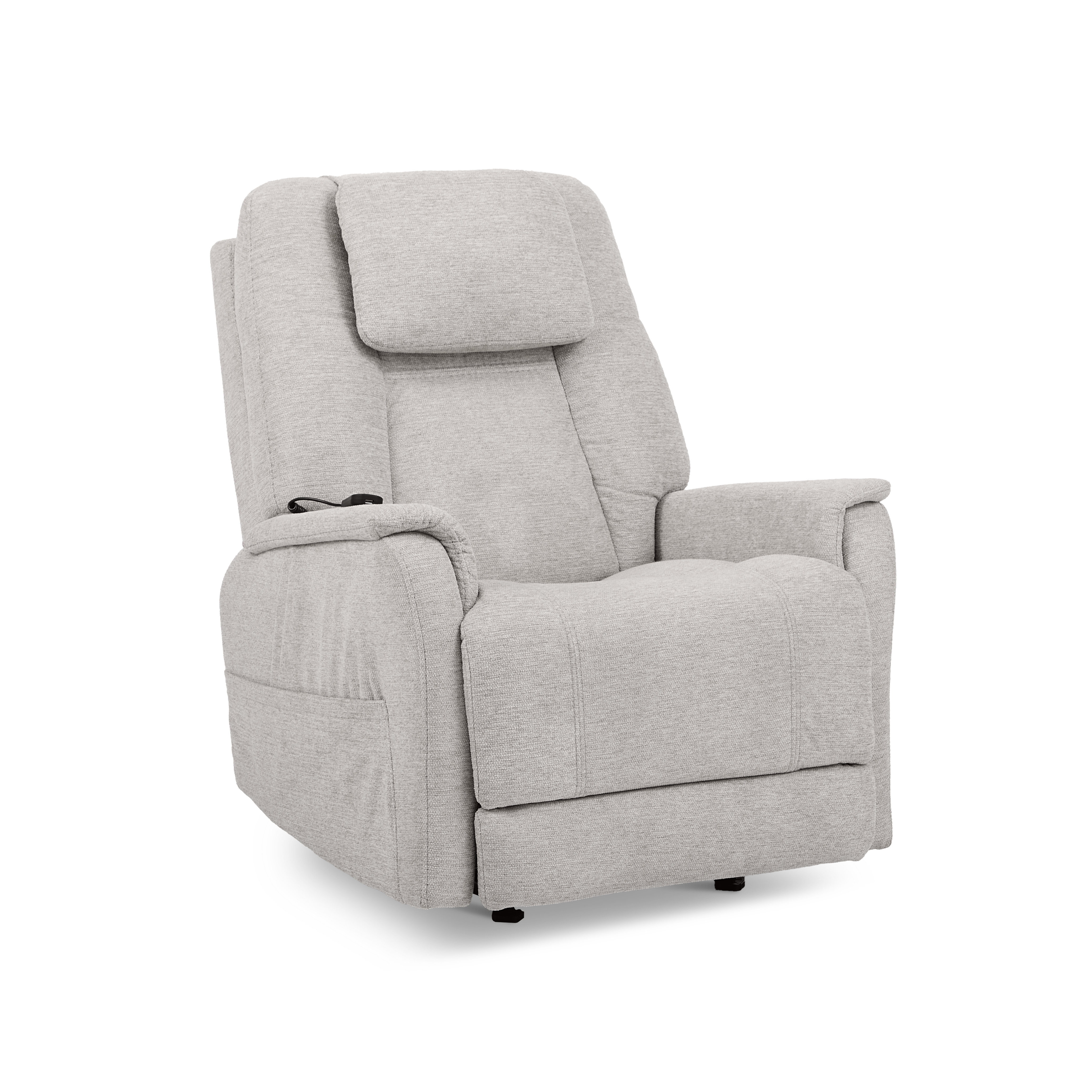 Flexsteel Zecliner Model 3+ Power Sleep Chair with Power Headrest, Lumbar, Heat & Massage