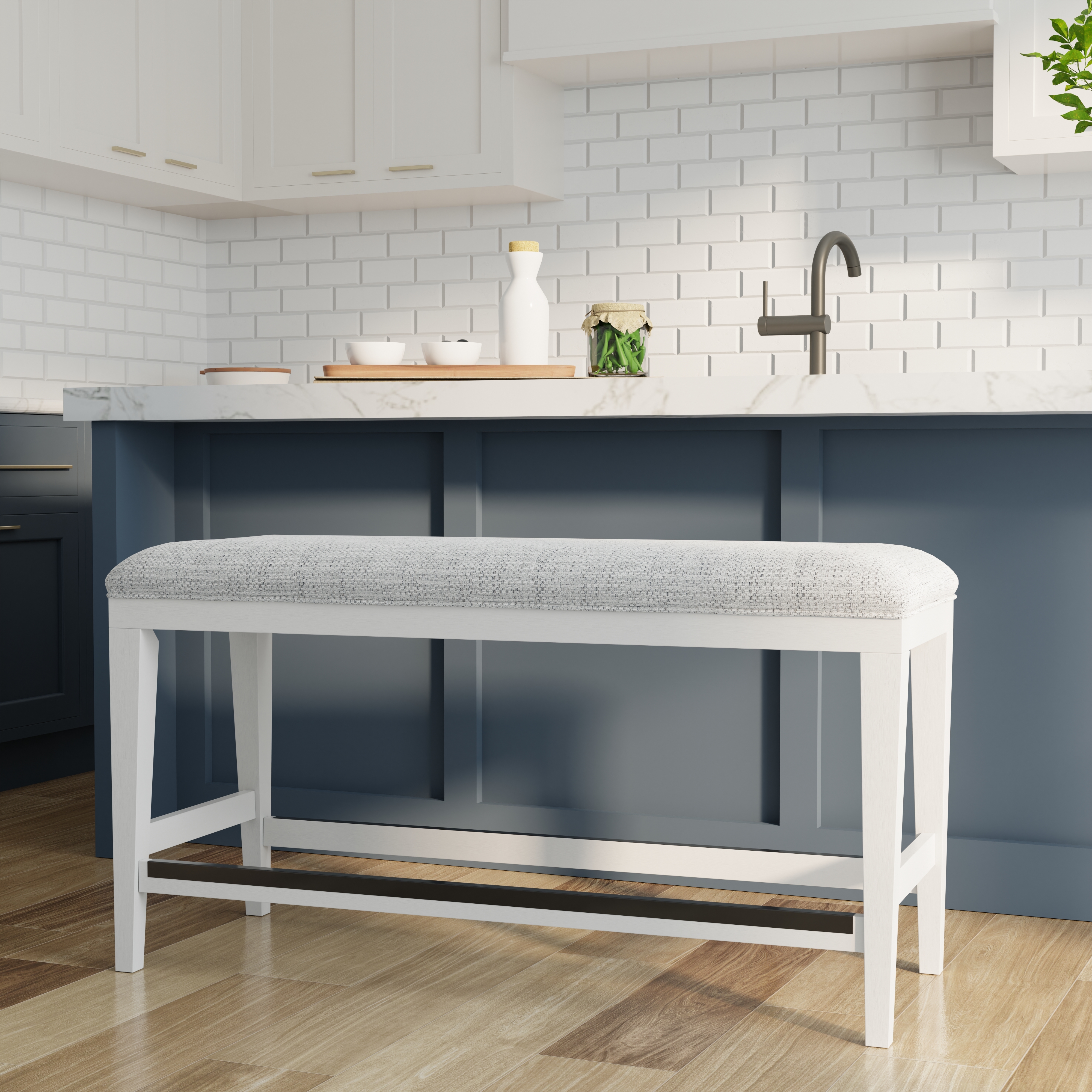 Parker House Dining Room & Kitchen Benches DAME#1226-COT | Lake Effect ...