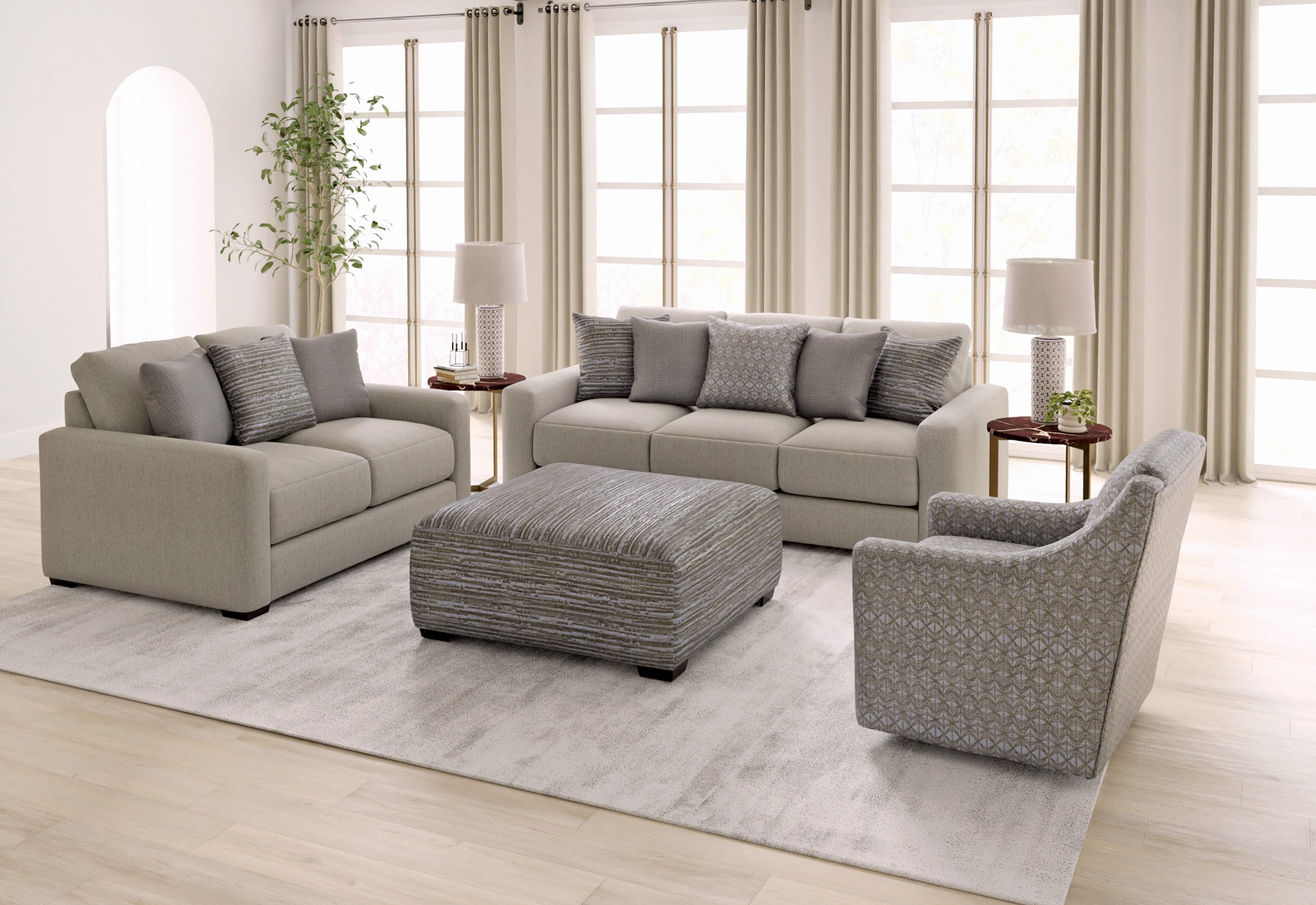 Jackson Furniture Sofas Living Room 230103 1625-36 | Reese Warehouse