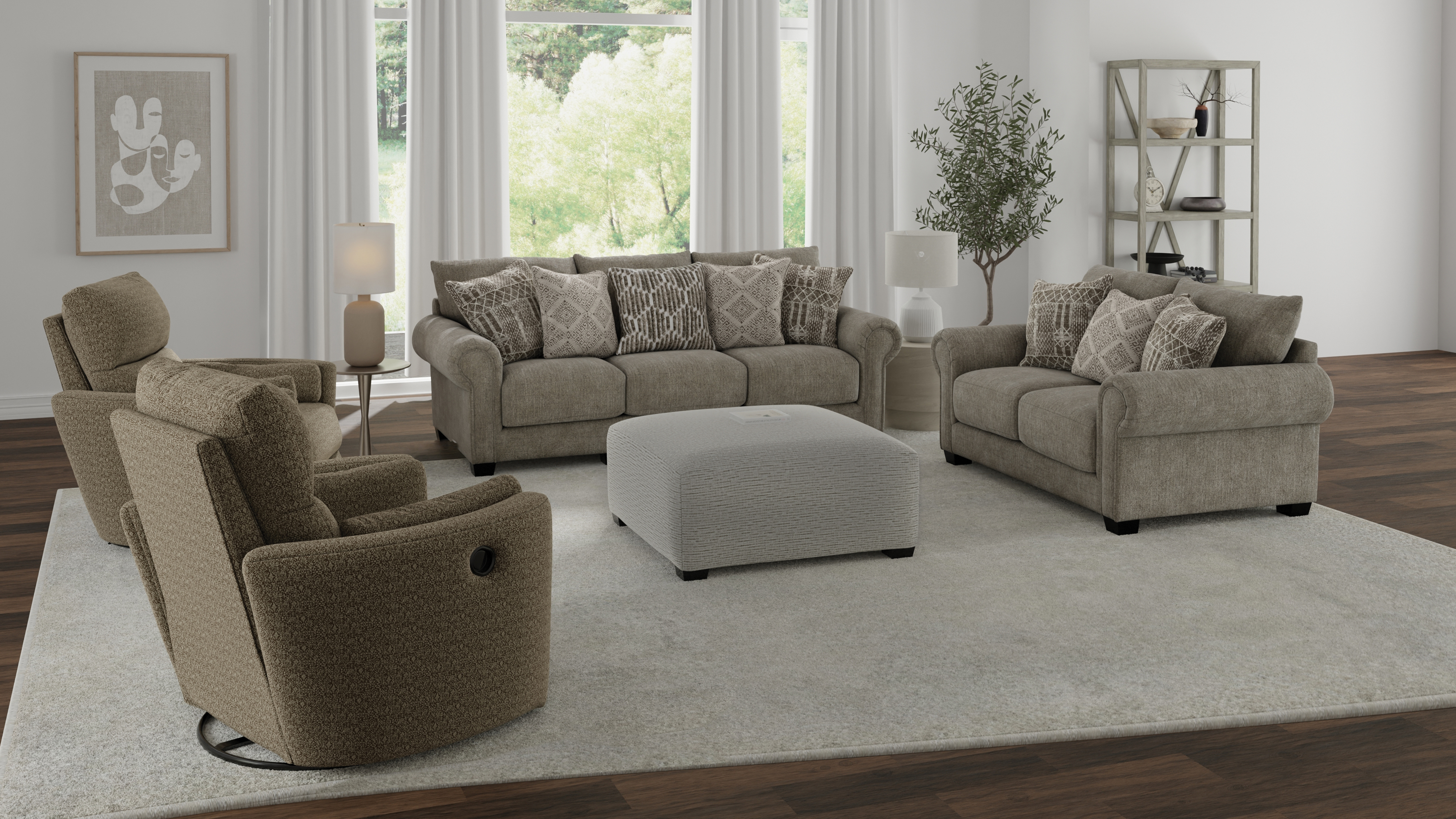 Jackson Furniture Sofas Living Room 224203 1504-01/1683-26 | Reese