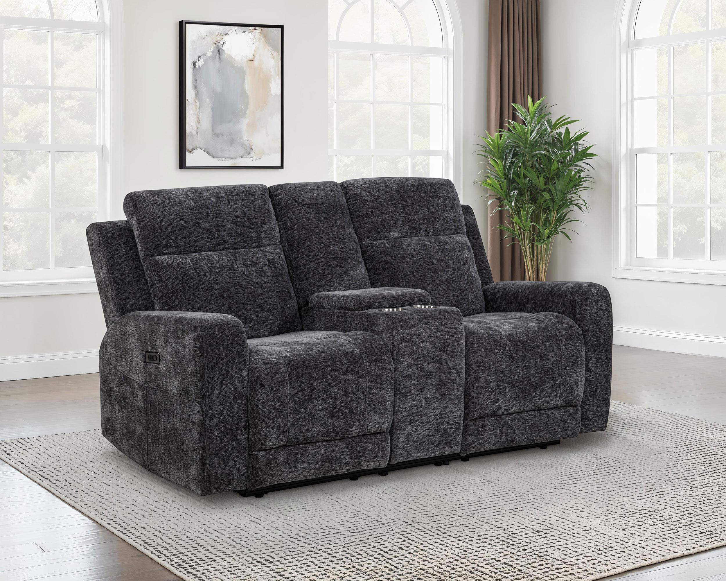 Coaster - 610155P - Kennett Chenille Upholstered Power Reclining