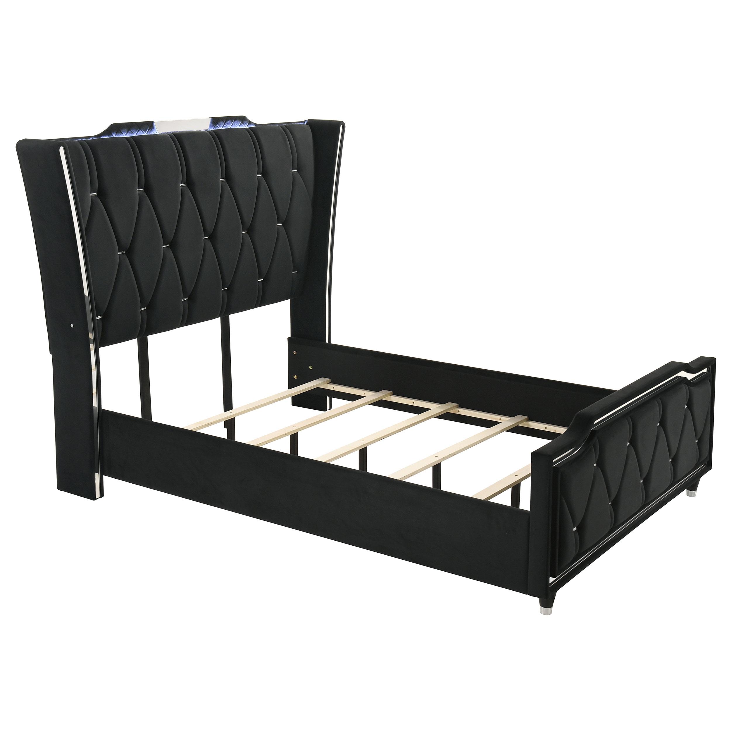 未使用品 Green Room Kings Black Limited モデル Coaster Bedroom Sets Bedroom 223161Q-S4B | Reese Warehouse