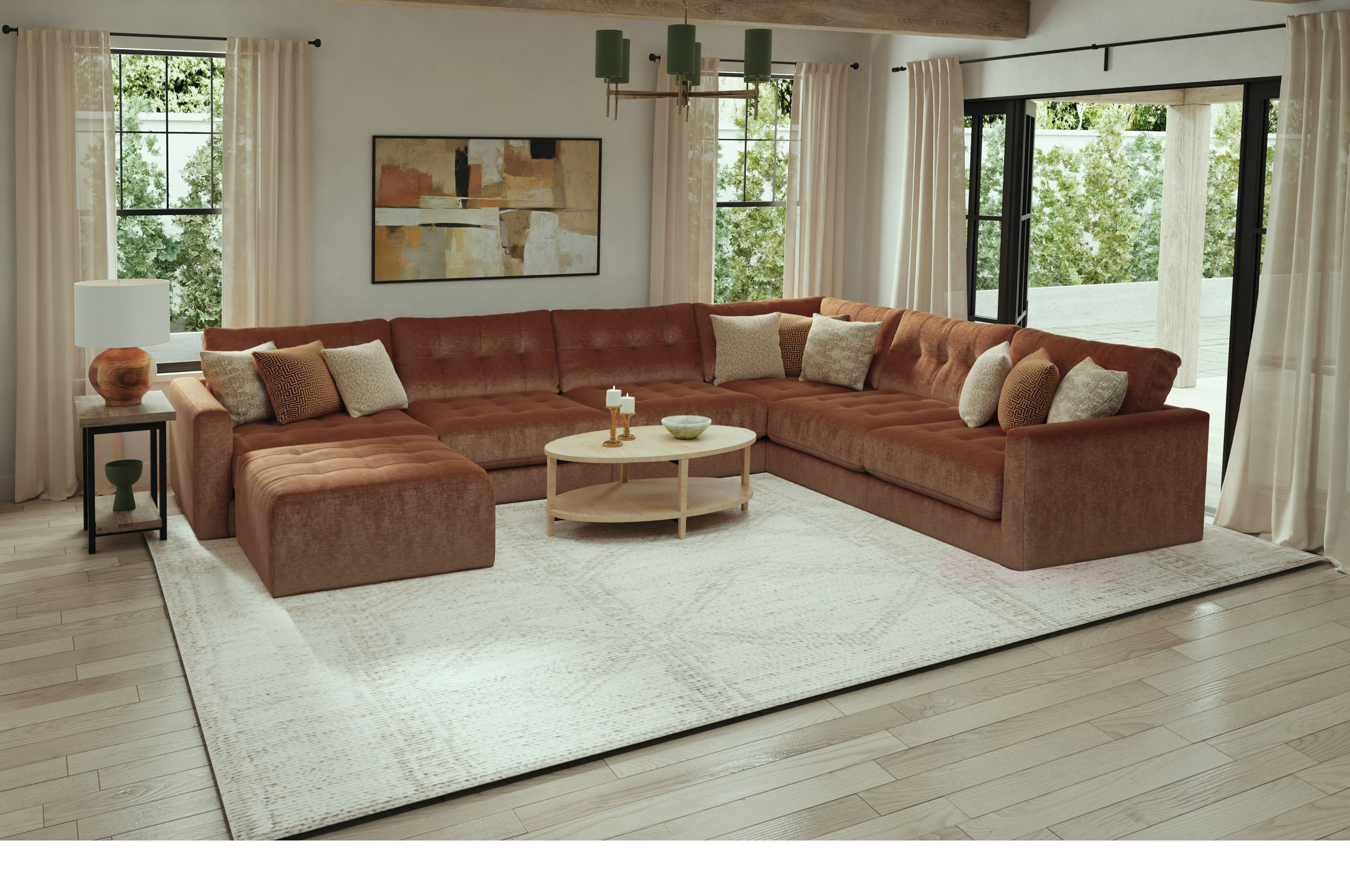 Jackson Furniture Sectional Pieces Living Room 221559 1930-28/1553