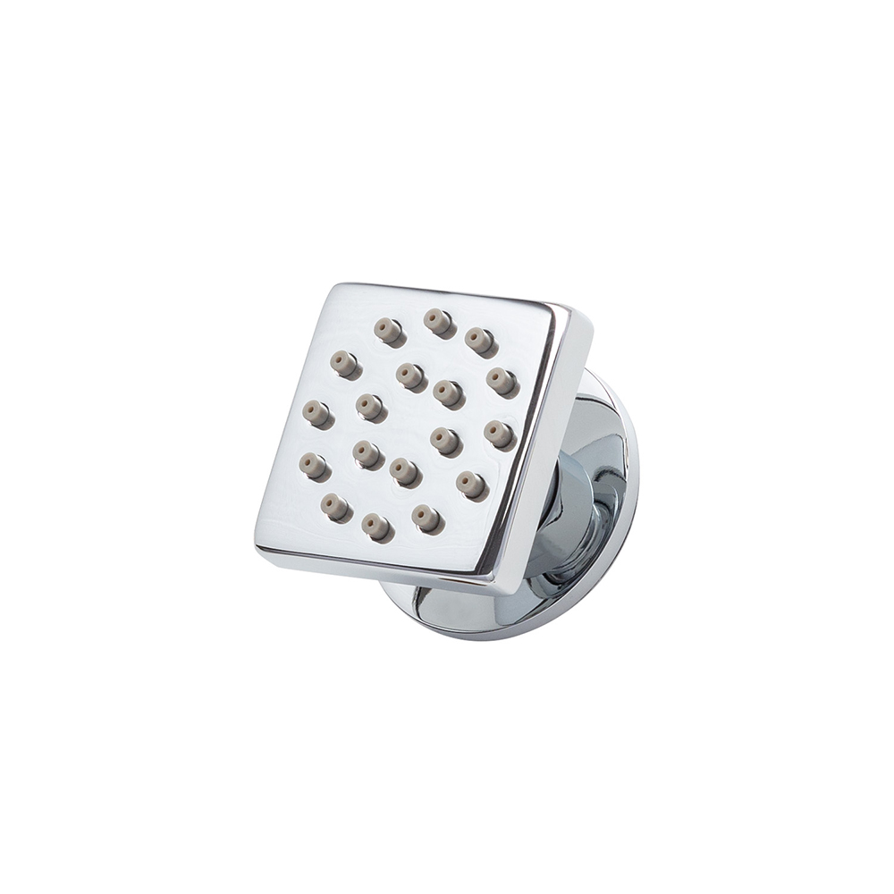 LACAVA Wall-mount square body spray, one jet