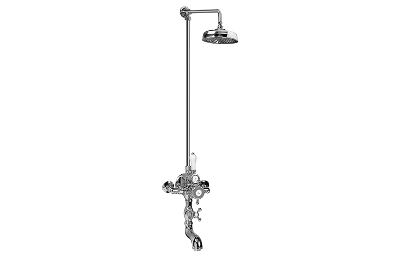 Graff Faucets Exposed Thermostatic Shower System (Rough and Trim)