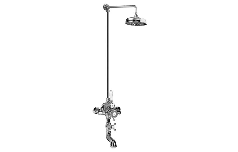Graff Faucets Exposed Thermostatic Tub and Shower System (Rough and Trim)