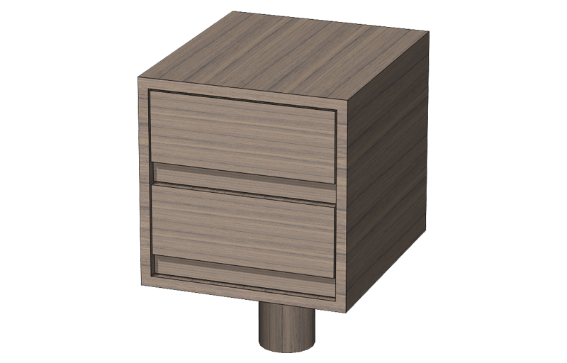 Graff Faucets Dressage Storage drawers in solid wood