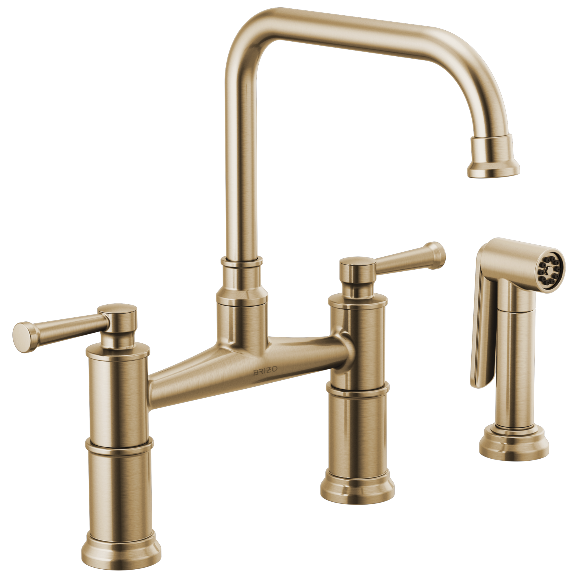 Brizo Brizo Artesso®: Bridge Faucet with Side Sprayer