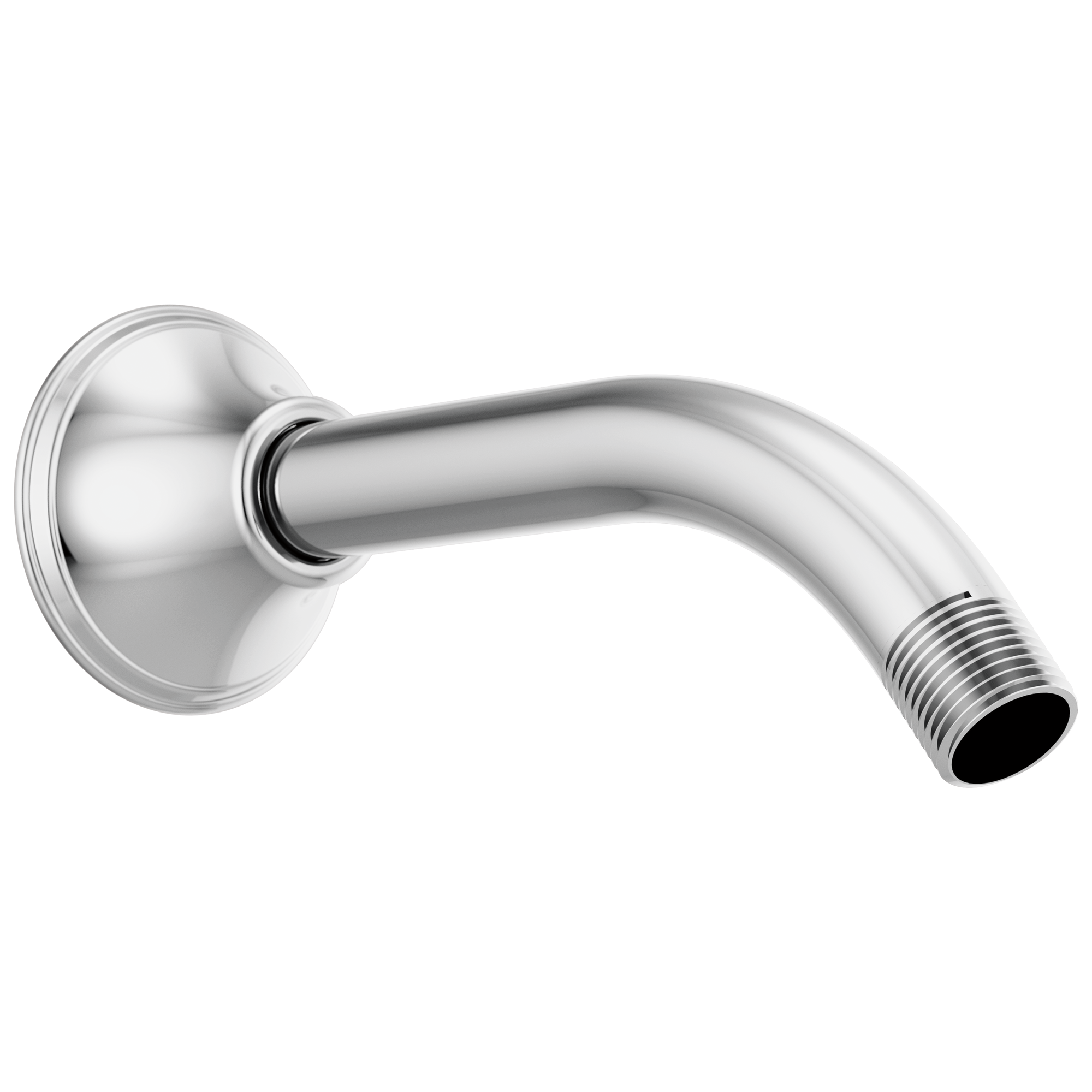 Brizo Brizo Essential™ Shower: 7" Classic Wall Mount Shower Arm And Flange