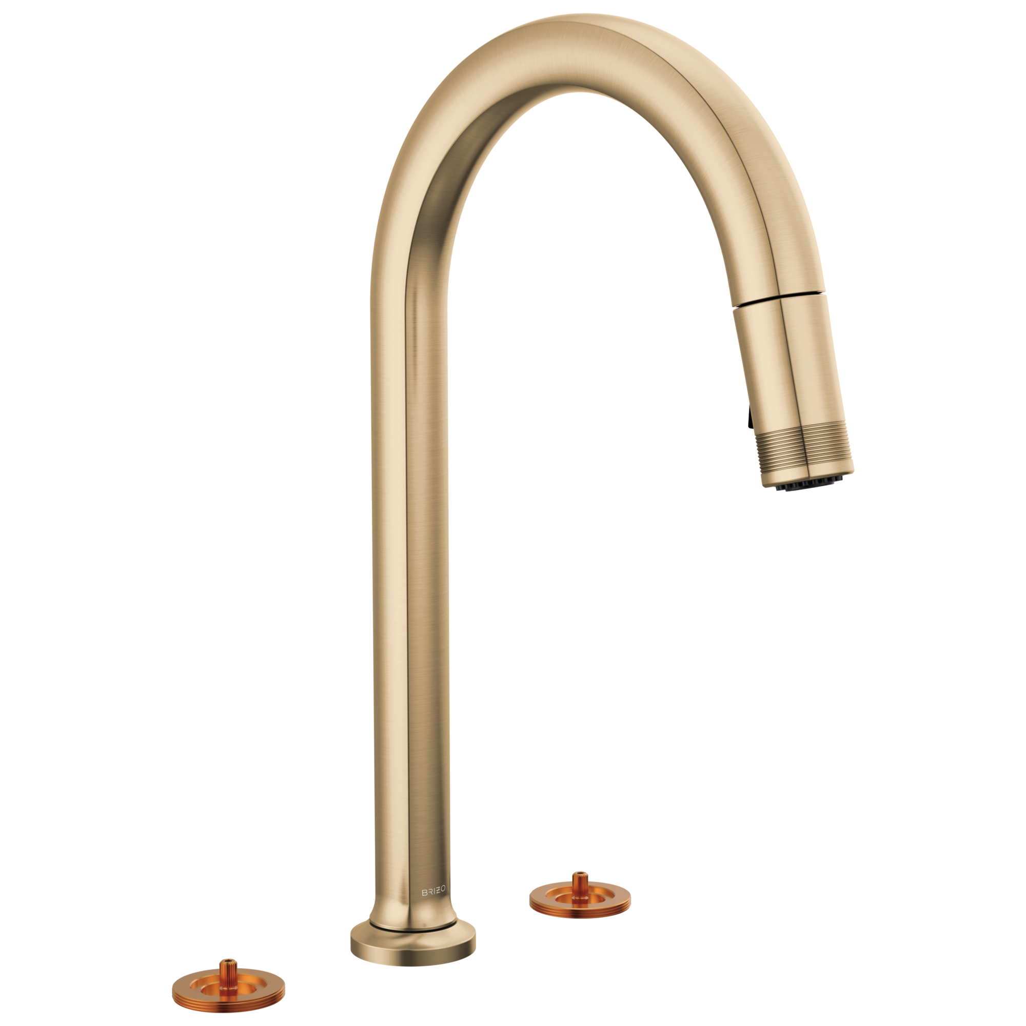 Brizo Brizo Kintsu®: Widespread Pull-Down Faucet with Arc Spout - Less Handles