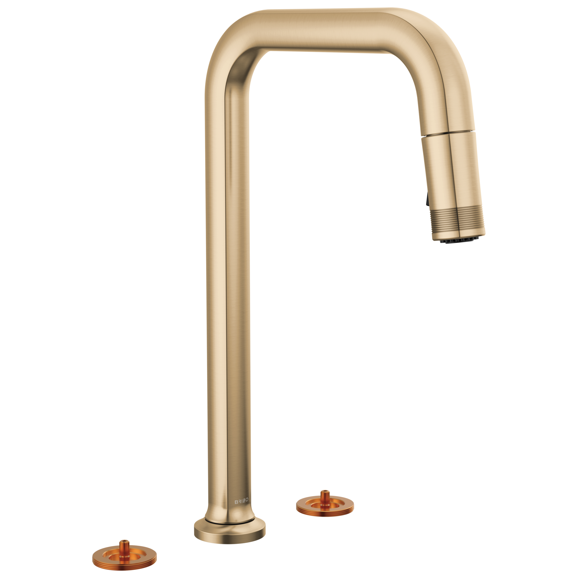 Brizo Brizo Kintsu®: Widespread Pull-Down Faucet with Square Spout - Less Handles