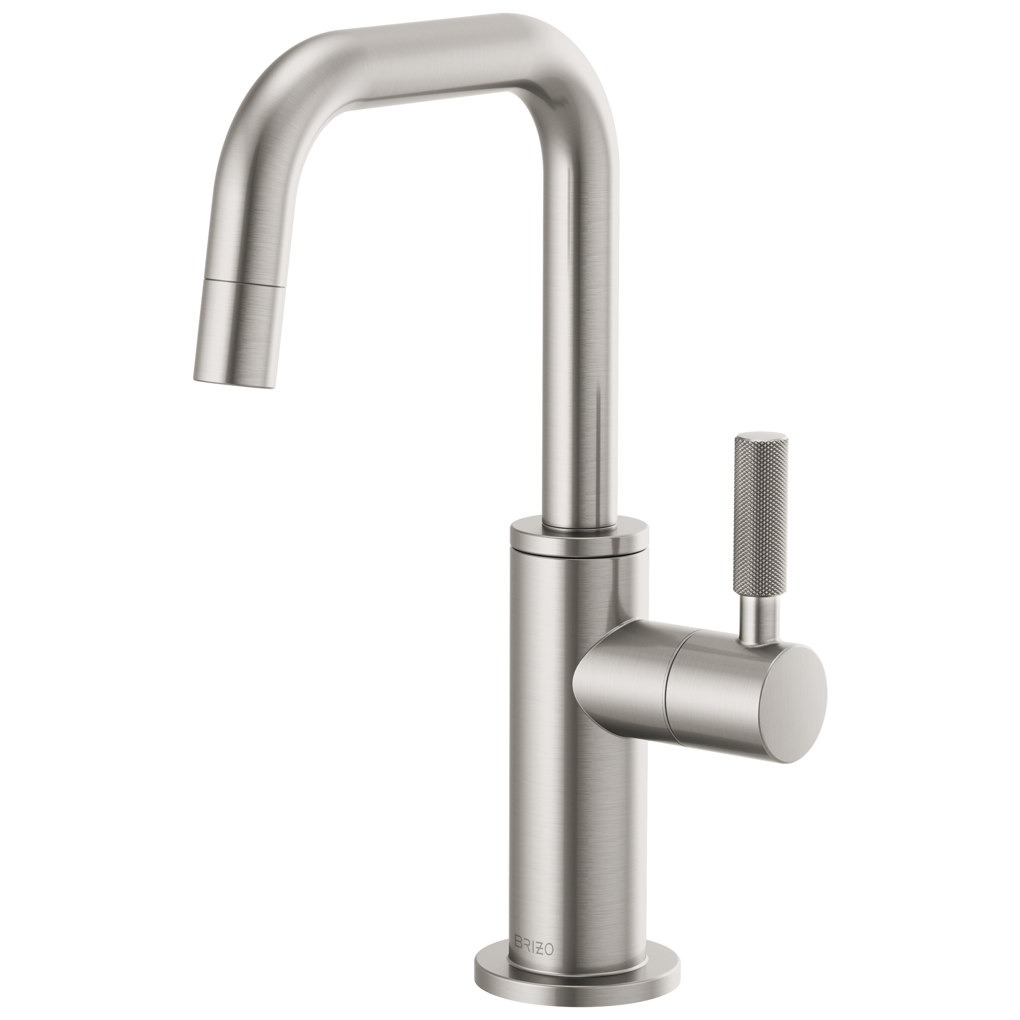 Brizo Brizo Litze®: Beverage Faucet with Square Spout and Knurled Handle