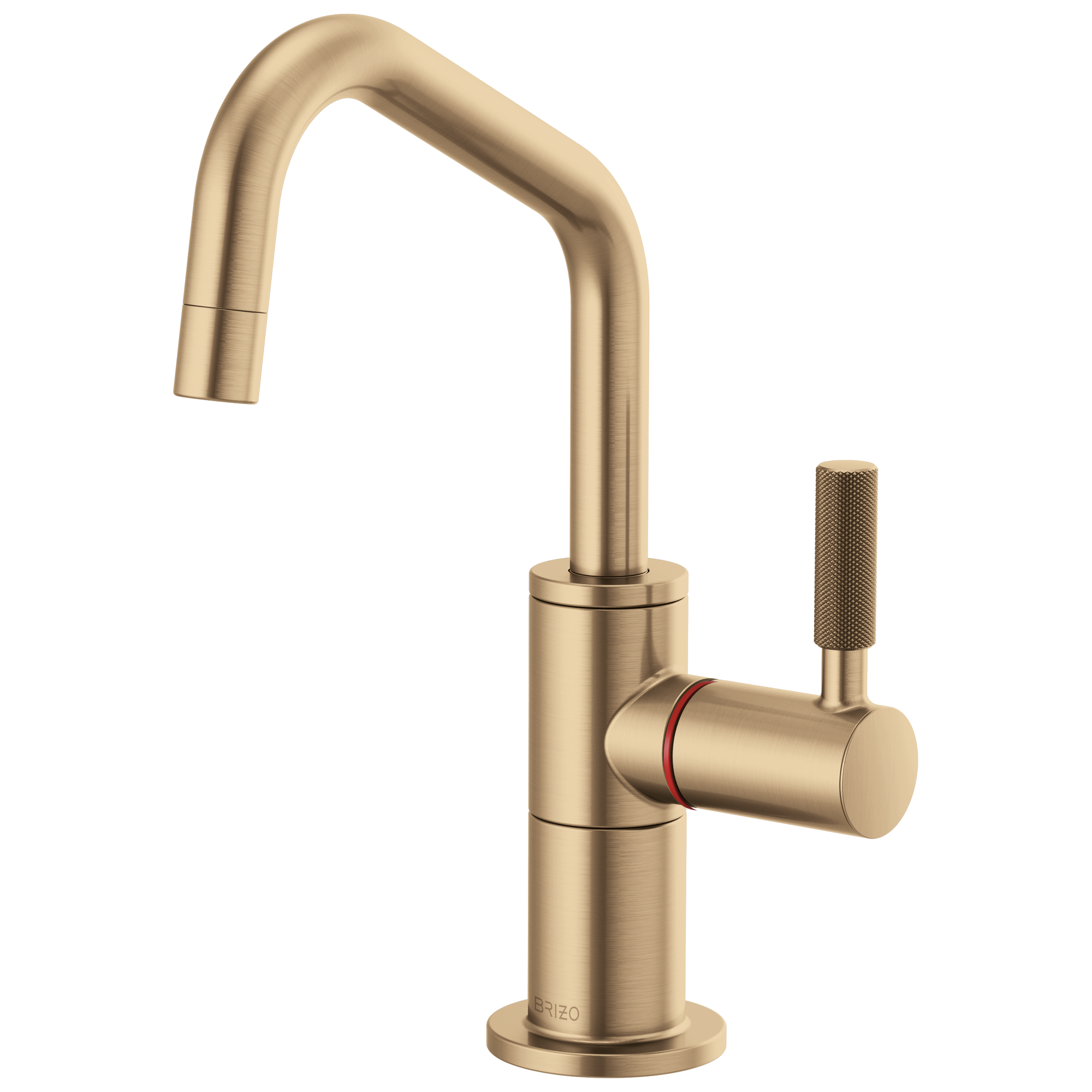 Brizo Brizo Litze®: Instant Hot Faucet with Angled Spout and Knurled Handle