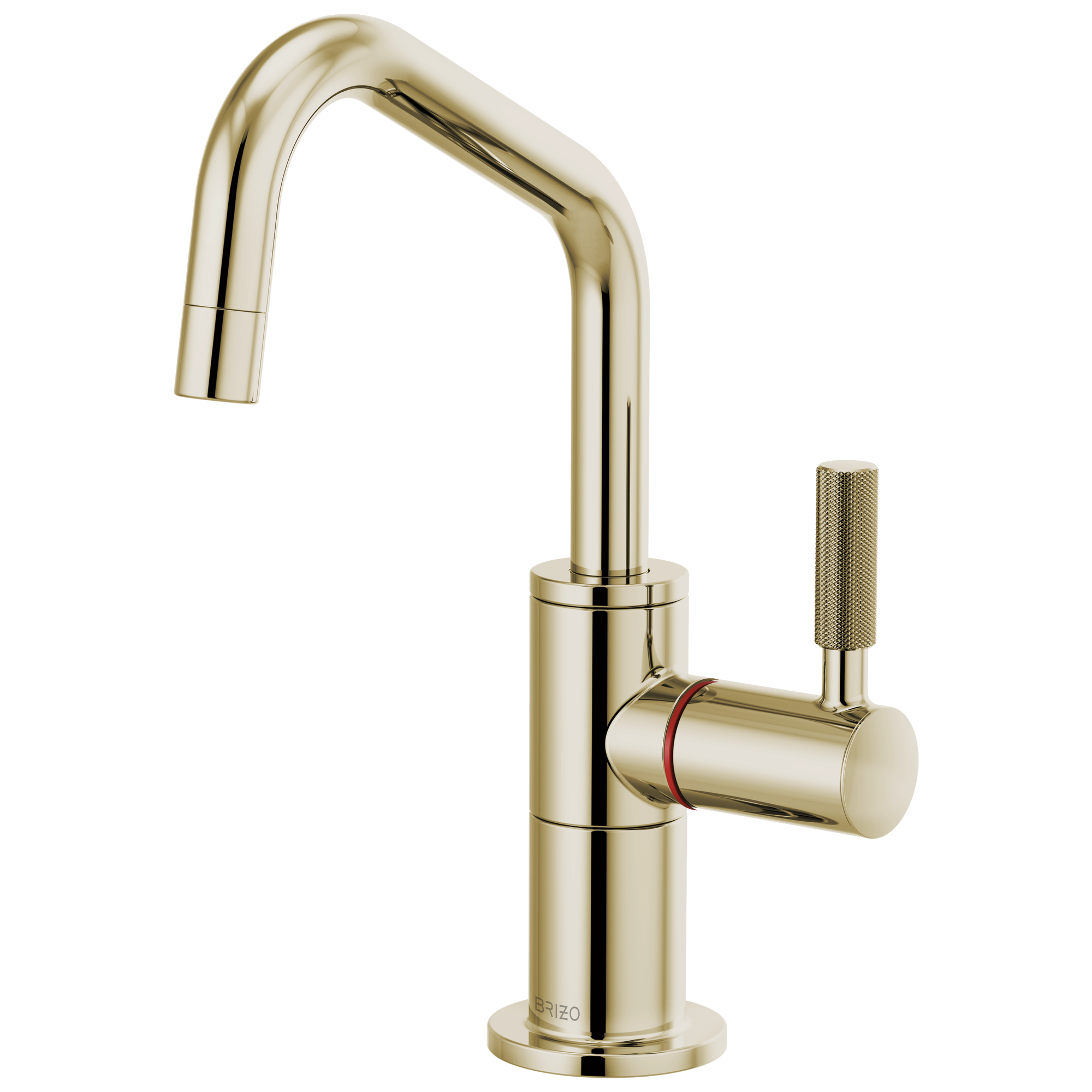 Brizo Brizo Litze®: Instant Hot Faucet with Angled Spout and Knurled Handle