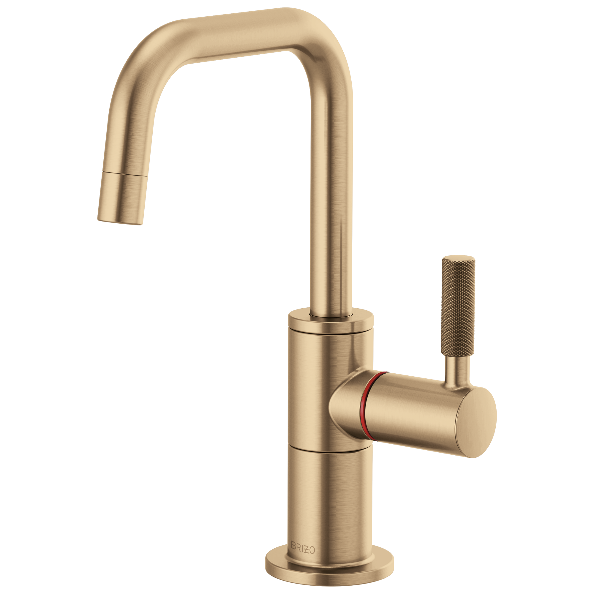 Brizo Brizo Litze®: Instant Hot Faucet with Square Spout and Knurled Handle