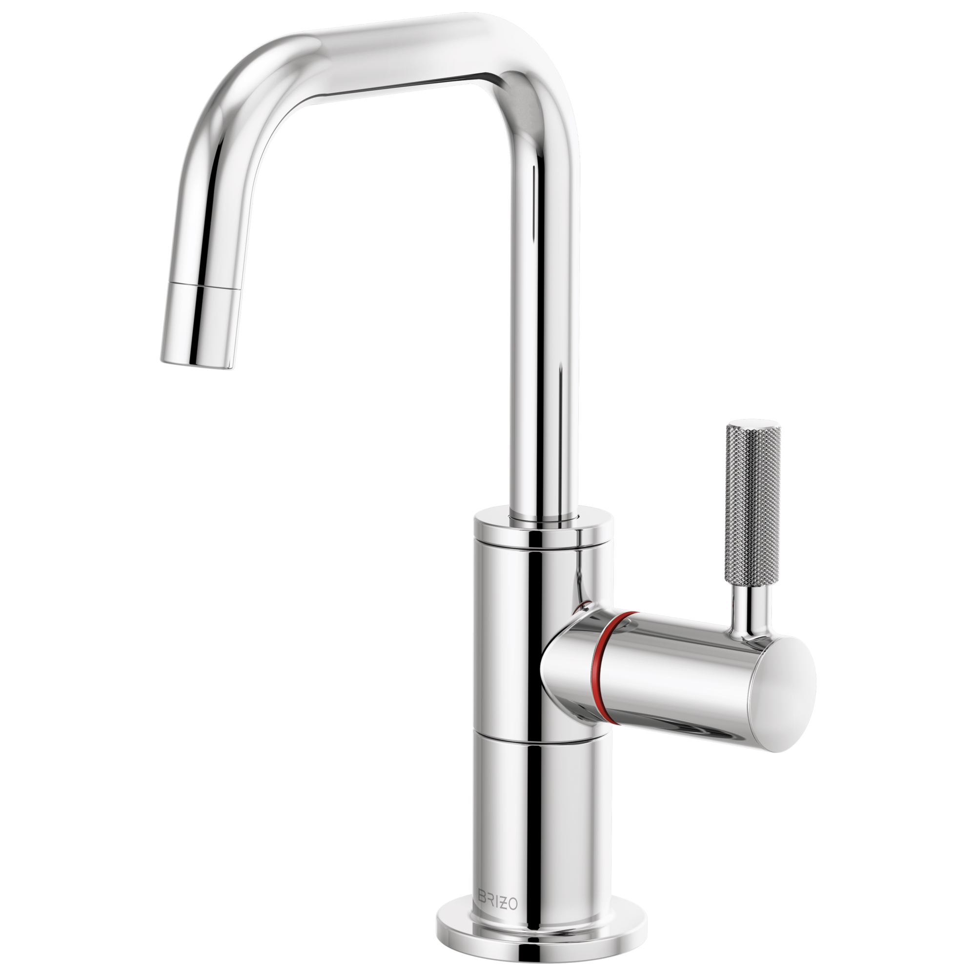 Brizo Brizo Litze®: Instant Hot Faucet with Square Spout and Knurled Handle